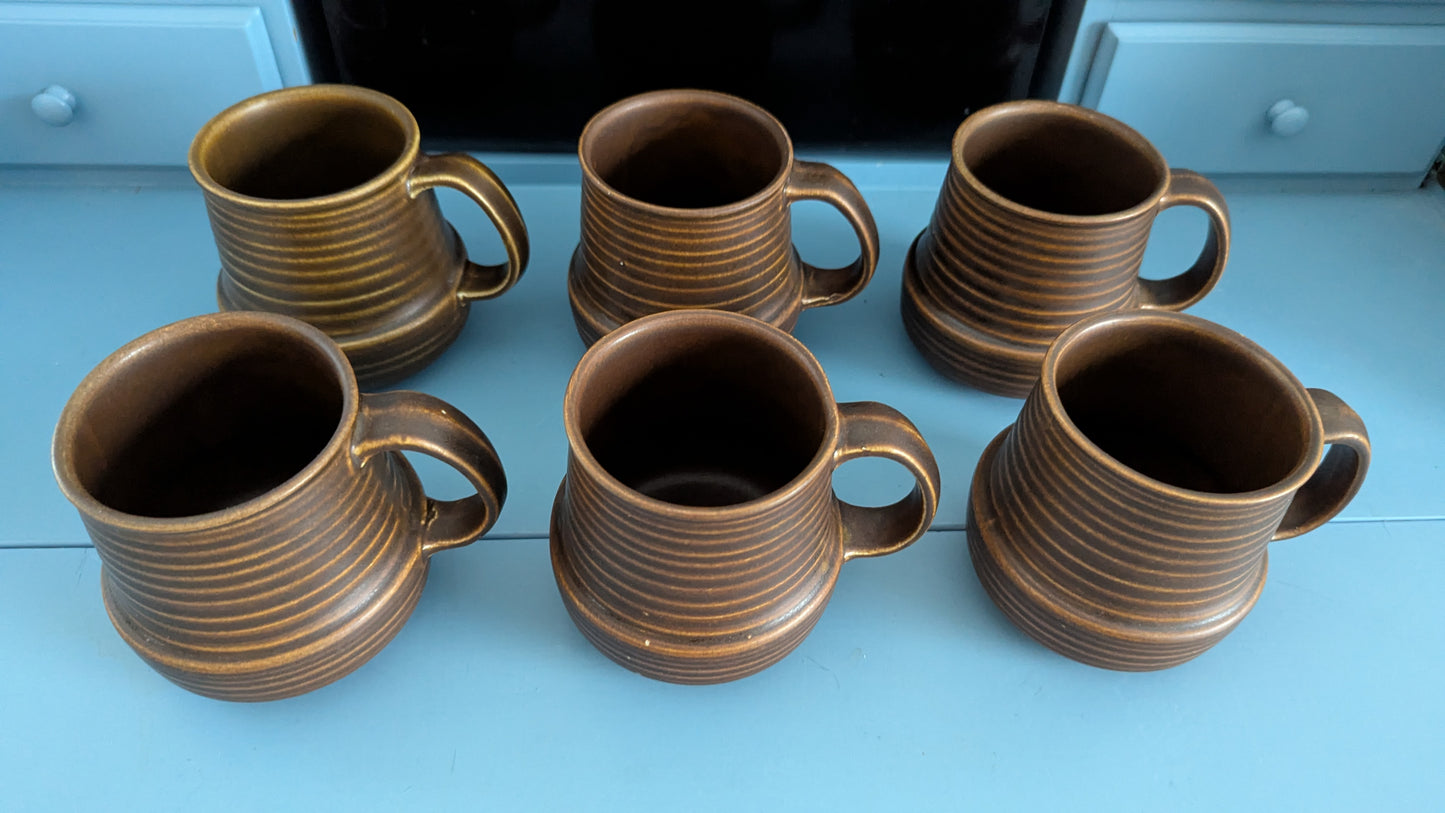 Arabia Kaarna Tuoppi / Kolpakko (6kpl, 1961-1972, Göran Bäck)