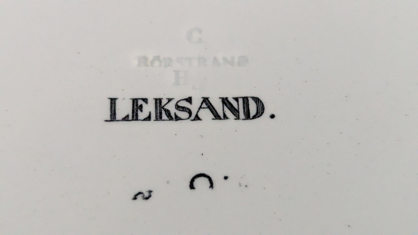 Rörstrand - Vuosi Ruotsissa Ruokalautanen (6kpl, 1866-1884, C.G Forssell)