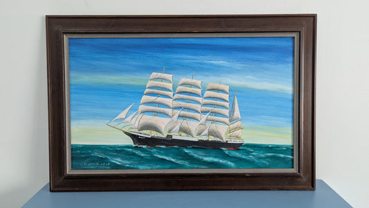 V. Tanttari - Pamir (Signeerattu Öljyvärimaalaus 1978)