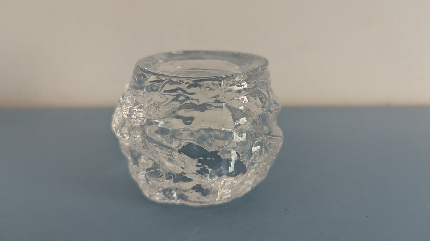 Kosta Boda - Lumipallo Tuikkulyhty (1973, Ann Wolff)