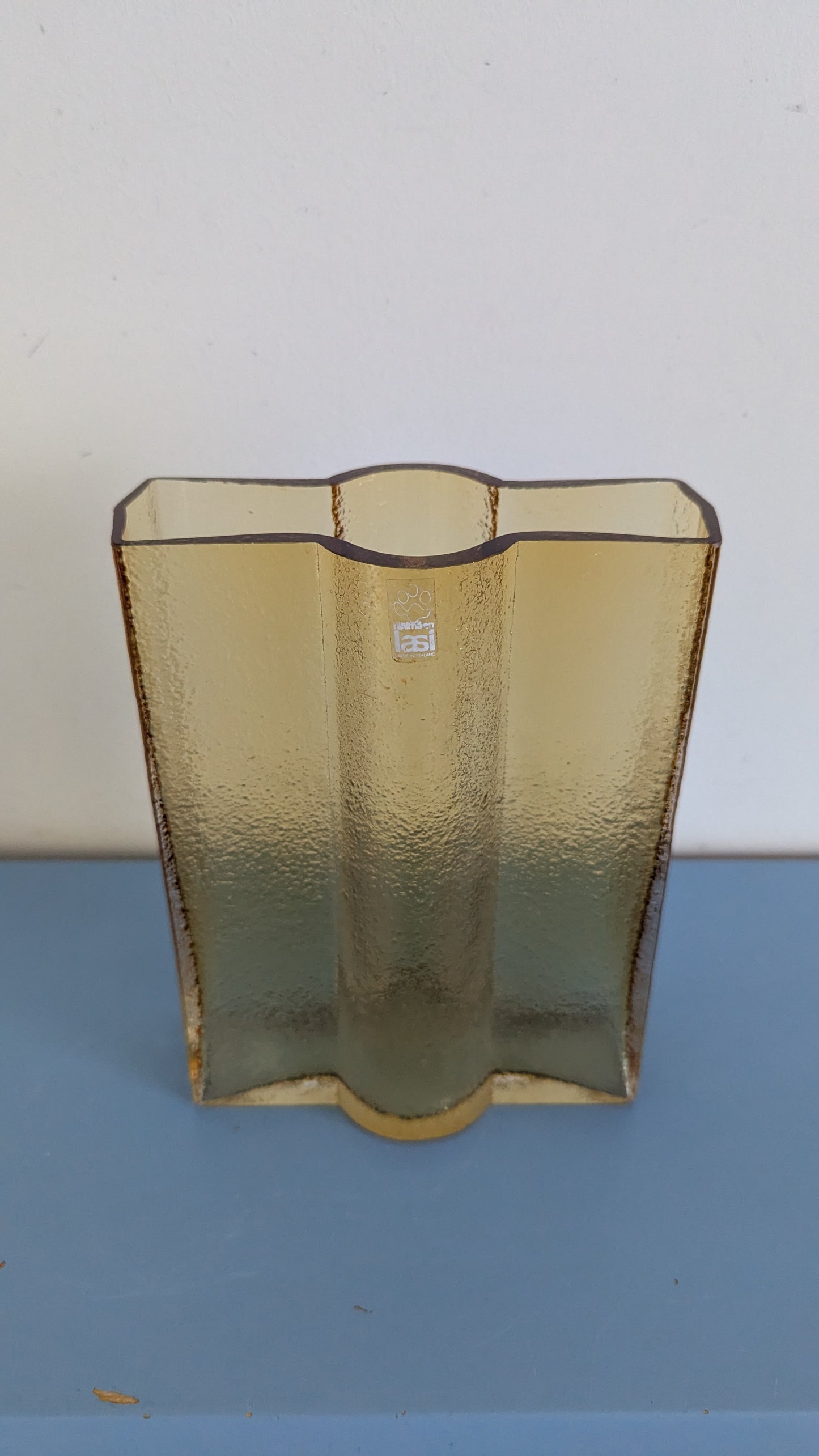 Riihimäen Lasi Railo Maljakko (1974-1975, Nanny Still)