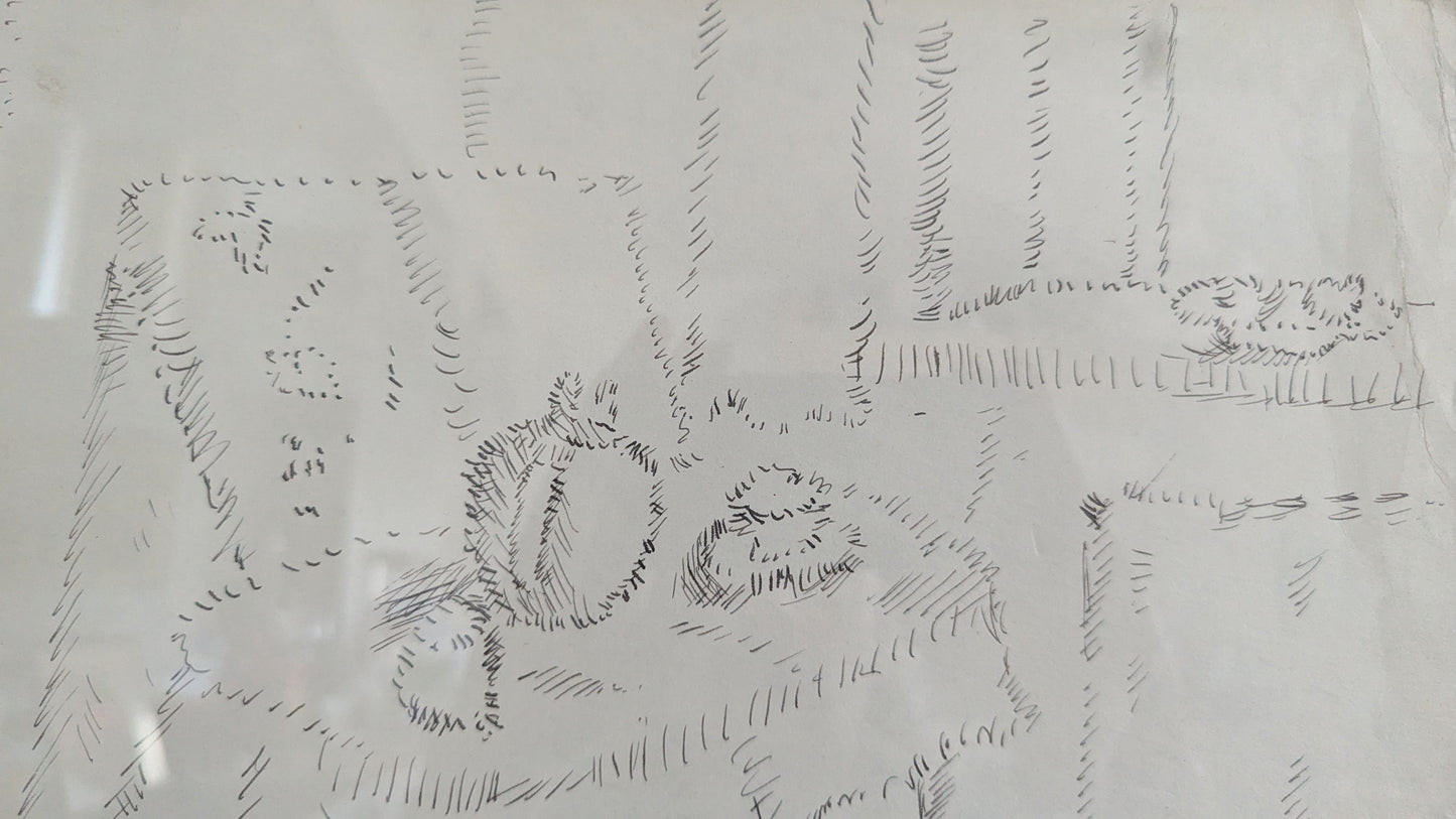 Tuomas Nelimarkka - Signeerattu Lyijytyö (1962)