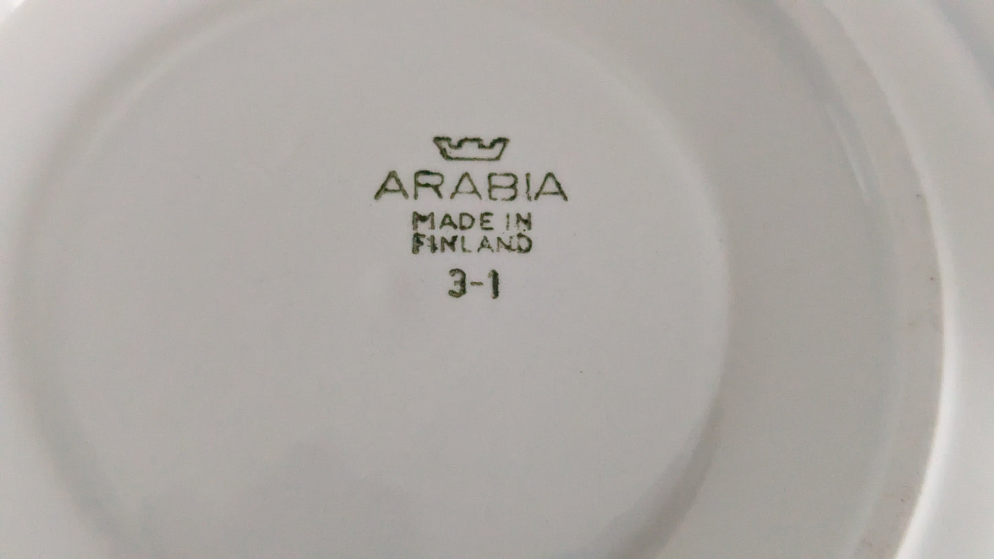Arabia Kirsti Kahviastiasto 13-hengelle (26-osainen, 1960-luku)