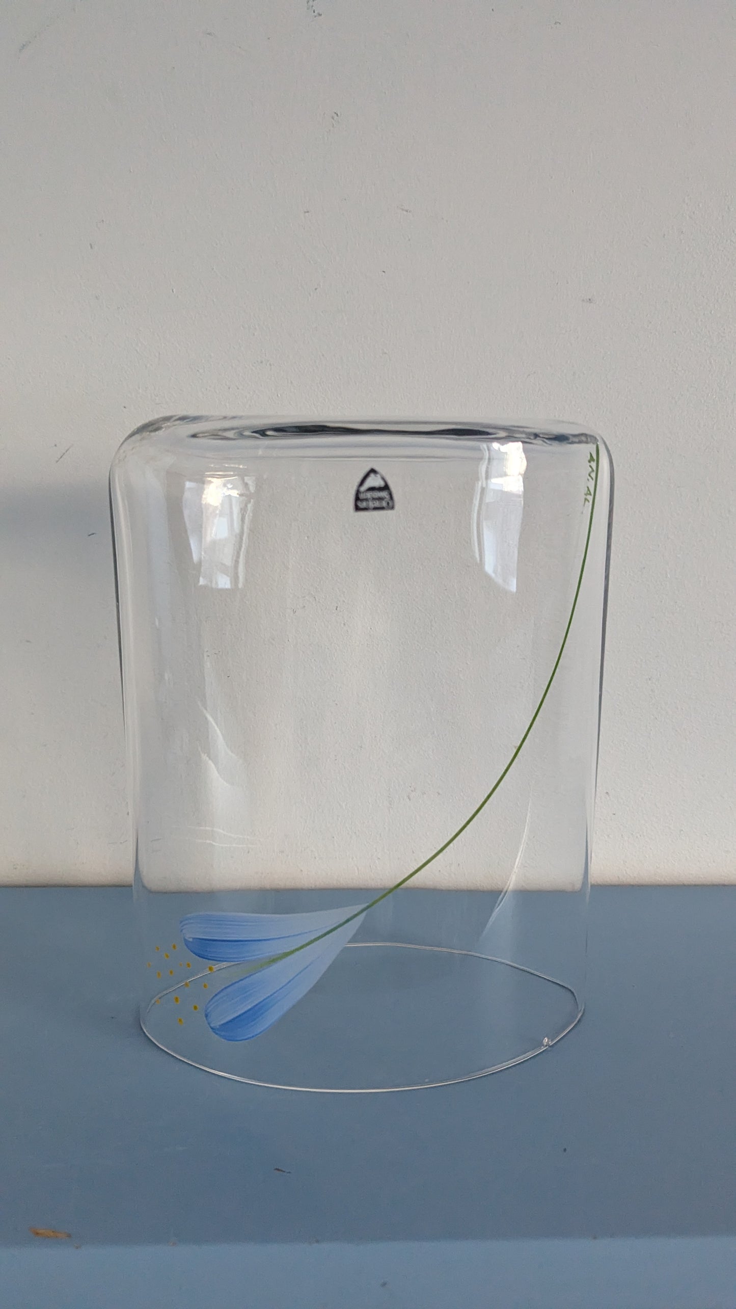 Orrefors - Crocus Maljakko (Signeerattu, Anne Nilsson / Arne Lindblom)