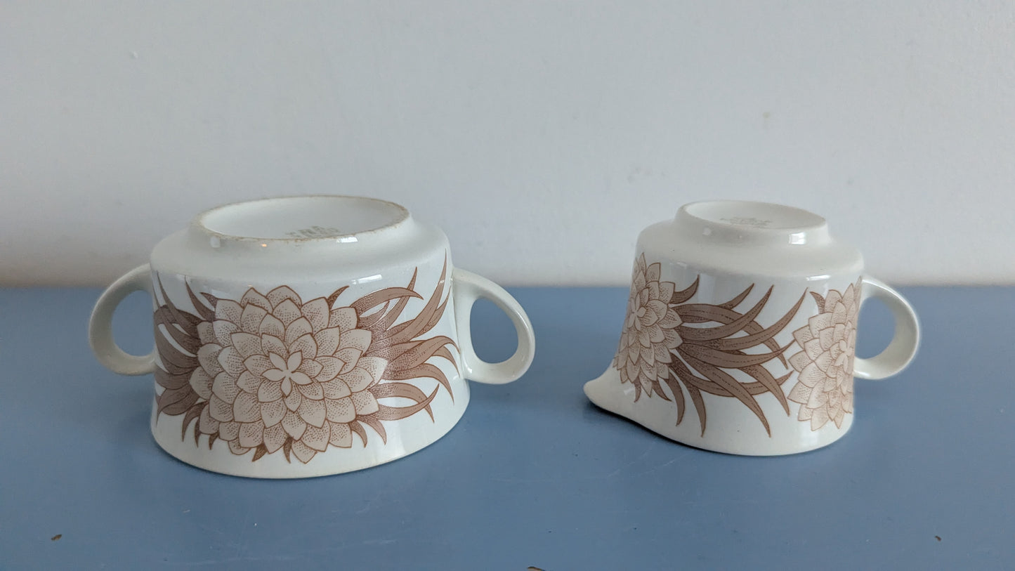 Arabia Pulmu Sokerikko ja Kermakko (1969-1973, Raija Uosikkinen)