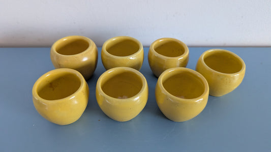 Kupittaan Savi - Keltainen Munakuppi (7kpl)
