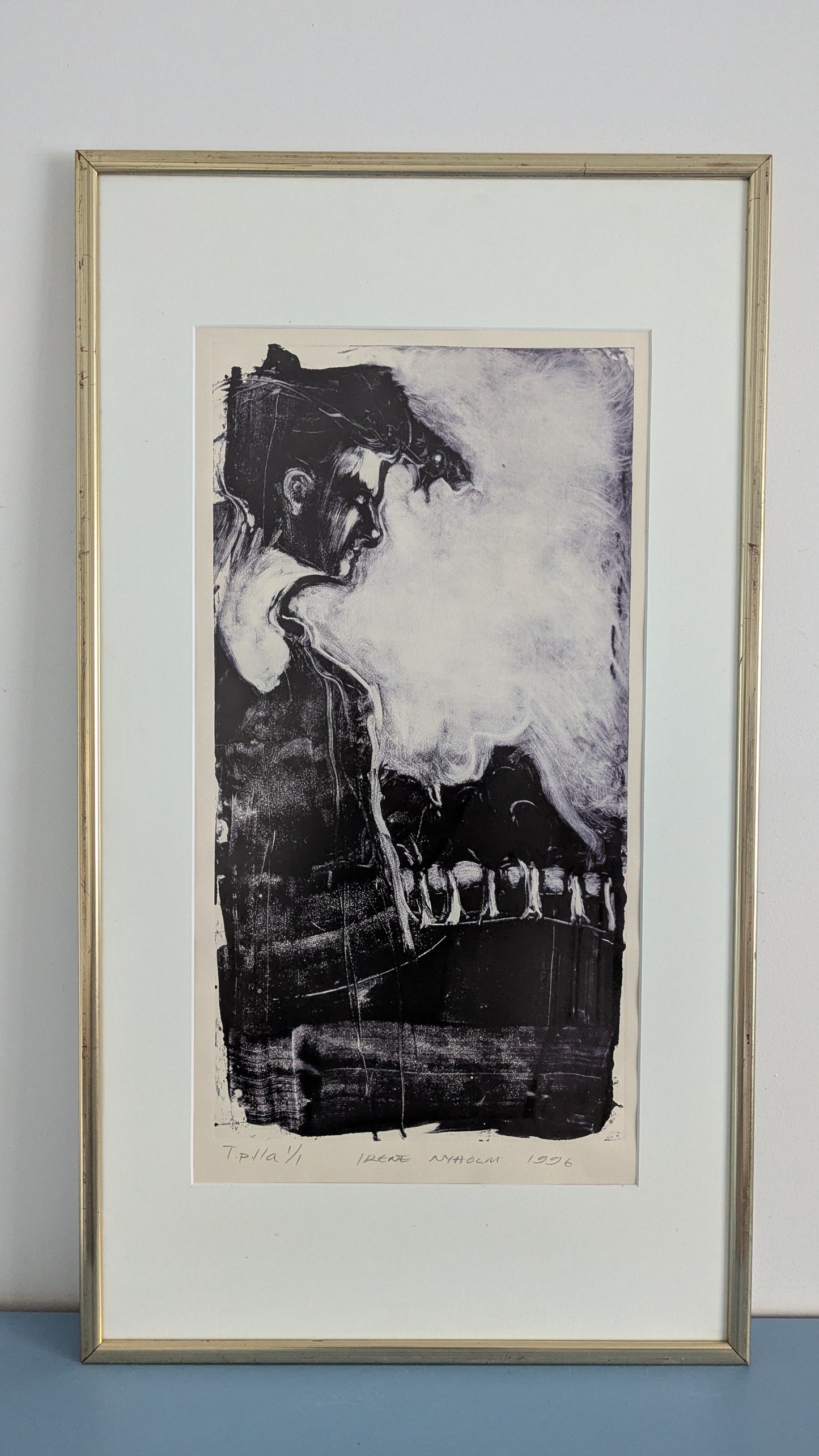 Irene Nyholm - Signeerattu Monotypia (1996)