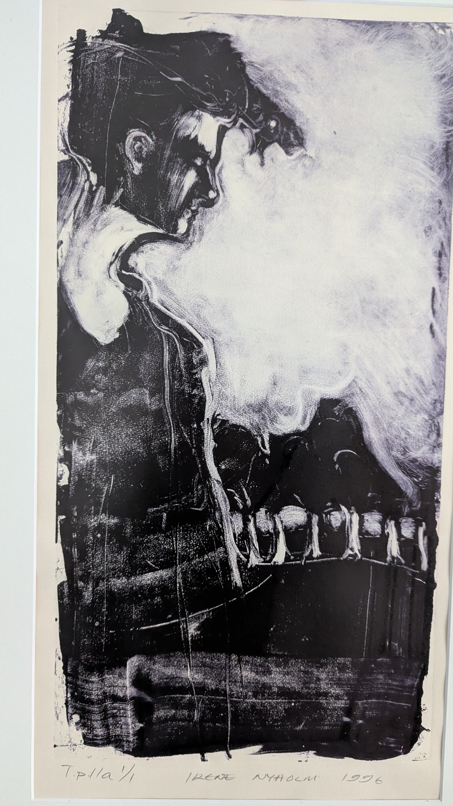 Irene Nyholm - Signeerattu Monotypia (1996)