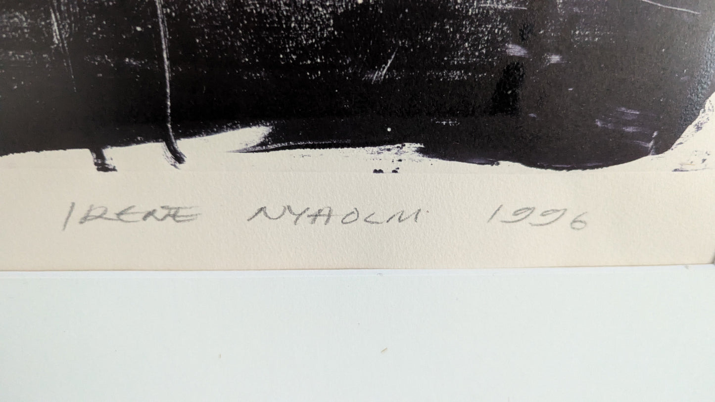 Irene Nyholm - Signeerattu Monotypia (1996)