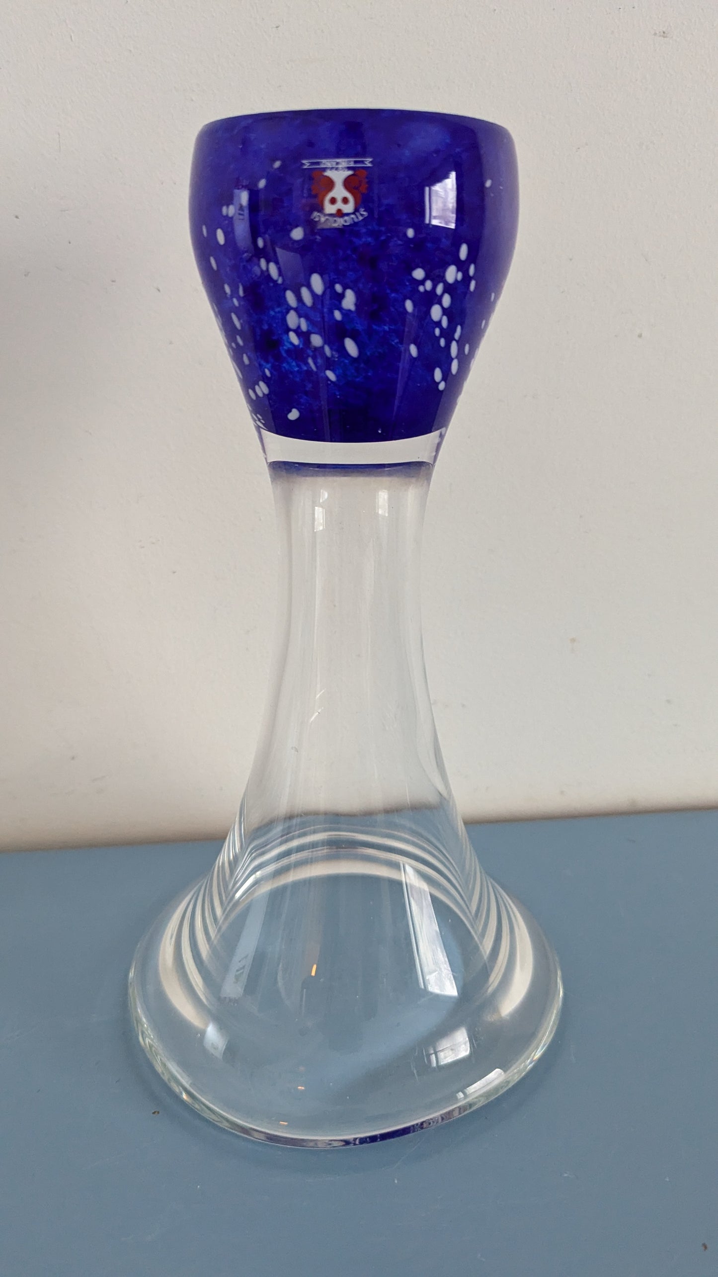 Studiolasi - Maljakko / Koiranluumaljakko (Korkeus: 24cm, Tarra Paikalla)