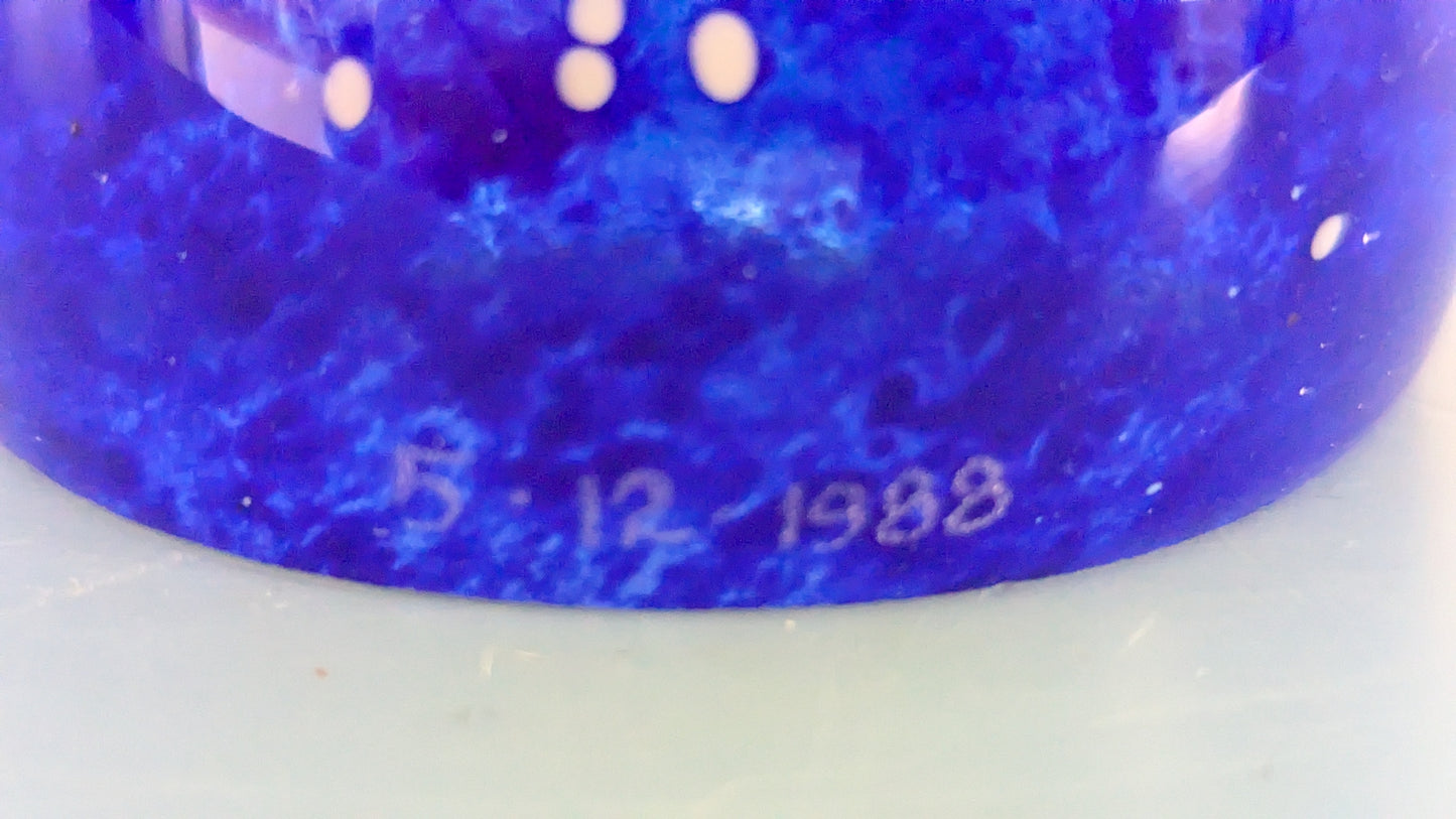 Studiolasi - Maljakko / Koiranluumaljakko (Korkeus: 24cm, Tarra Paikalla)