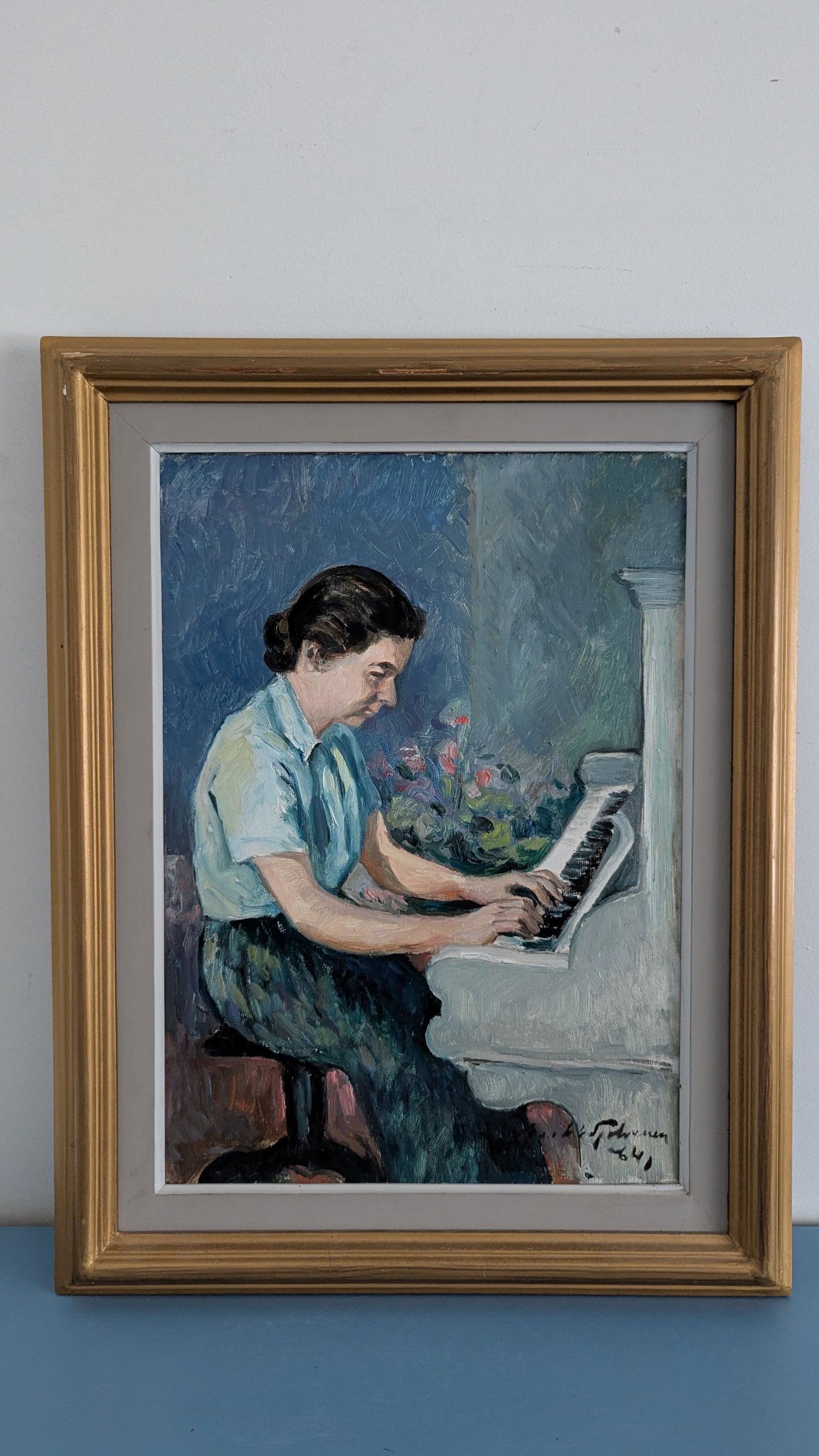 Jaakko Tolvanen - Signeerattu Öljyvärimaalaus (1964)