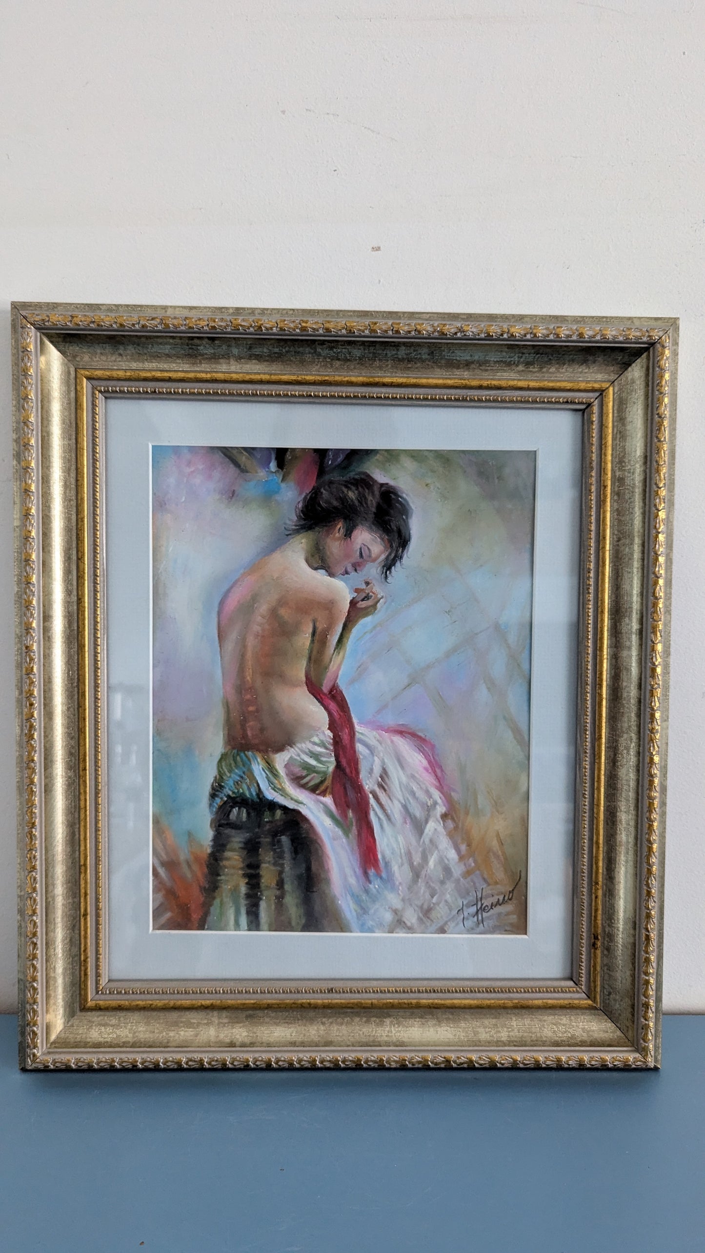 Jukka Heino - Signeerattu Pastellimaalaus