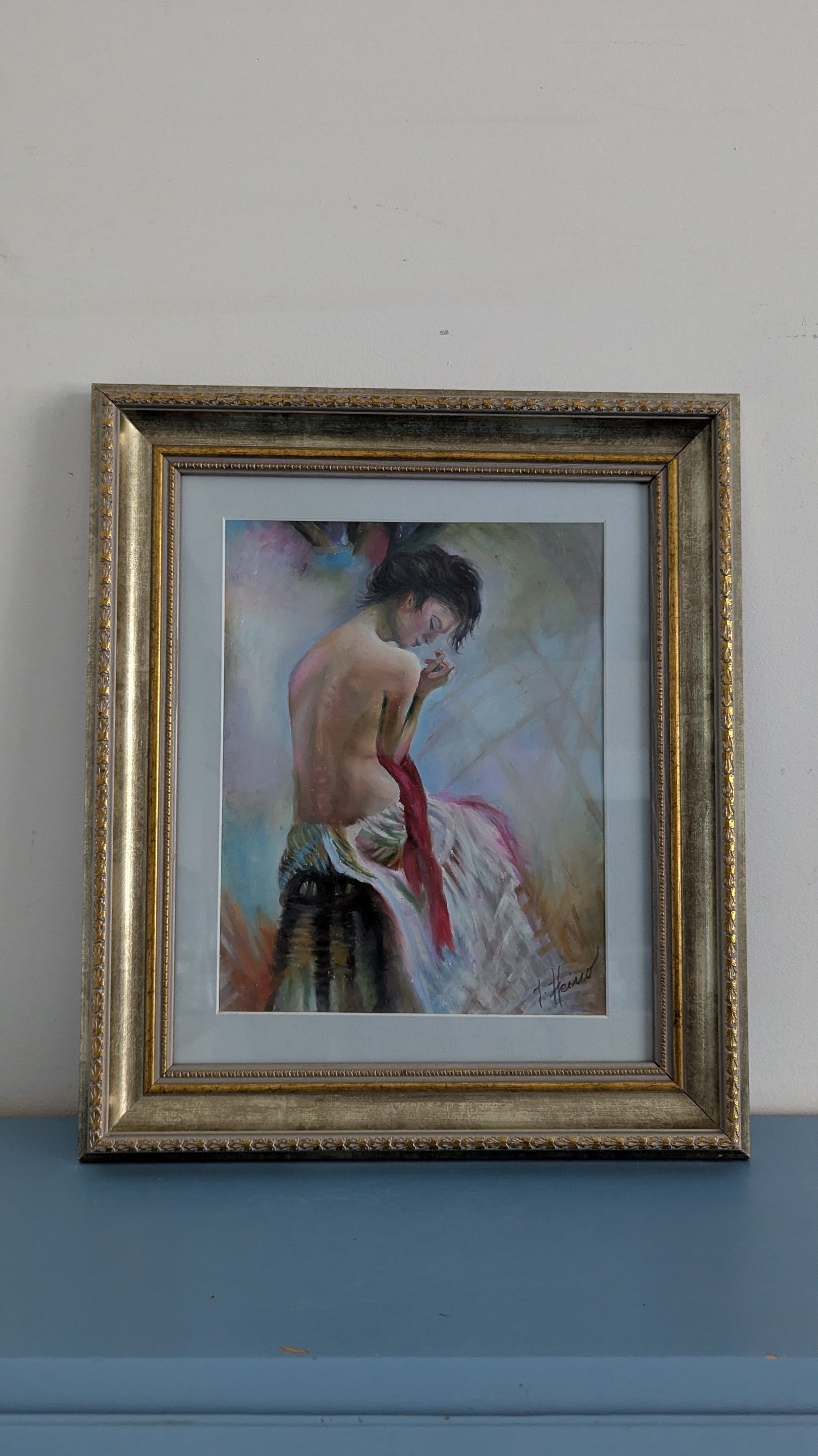 Jukka Heino - Signeerattu Pastellimaalaus