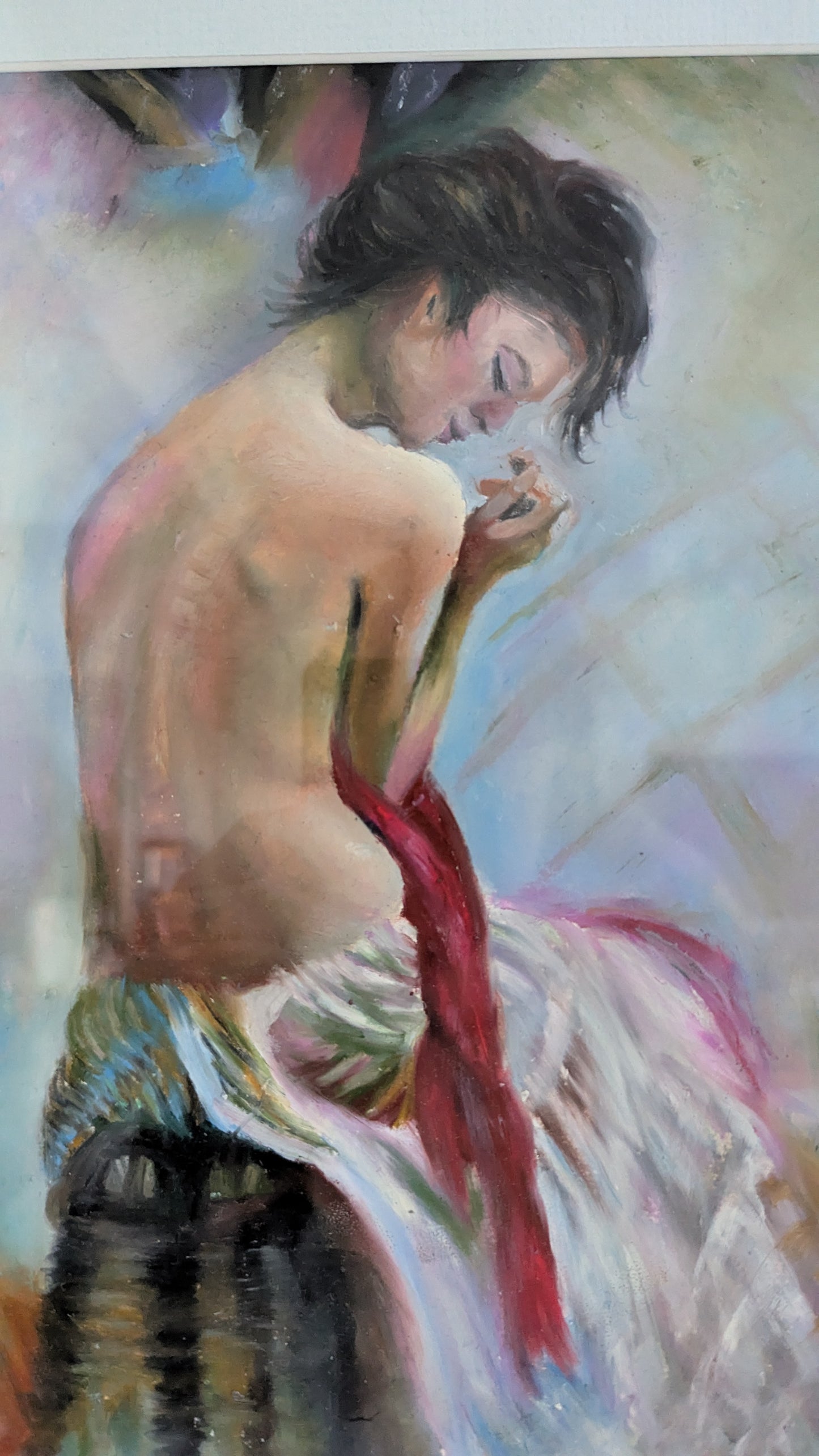 Jukka Heino - Signeerattu Pastellimaalaus