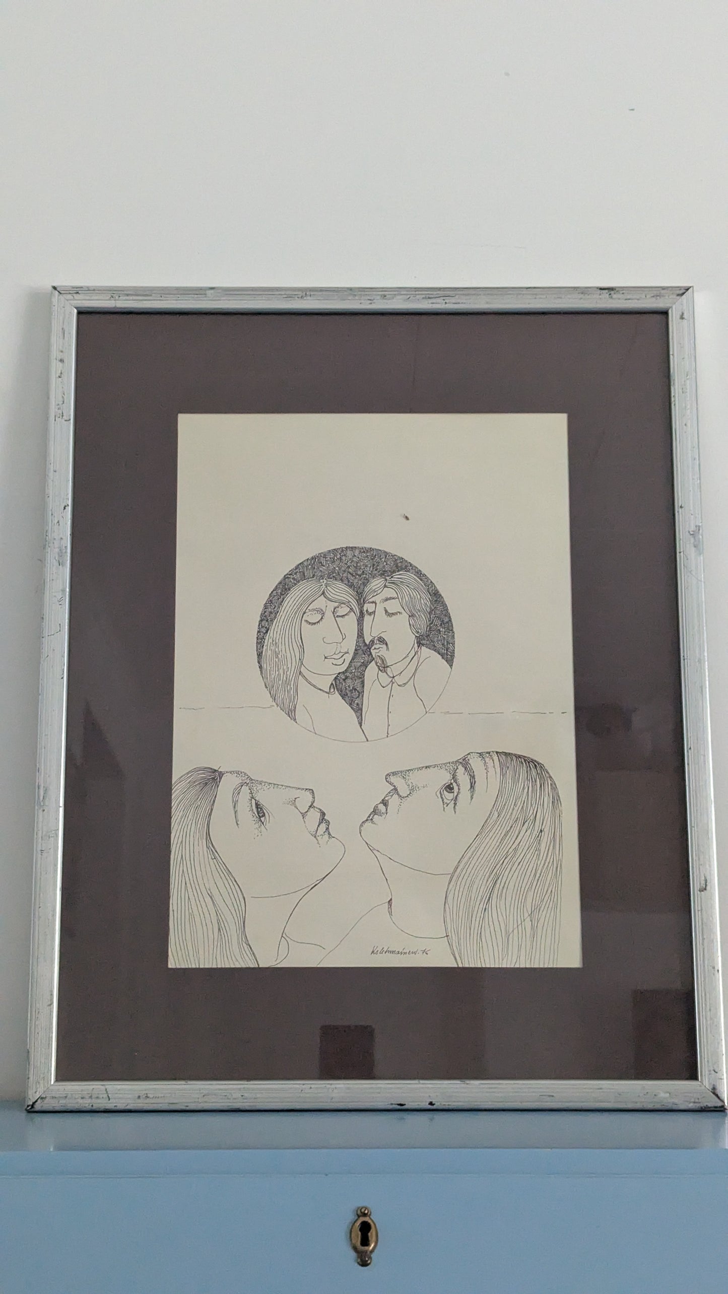 Pertti Kolehmainen - Kadehtivat (Signeerattu Tussityö 1976)