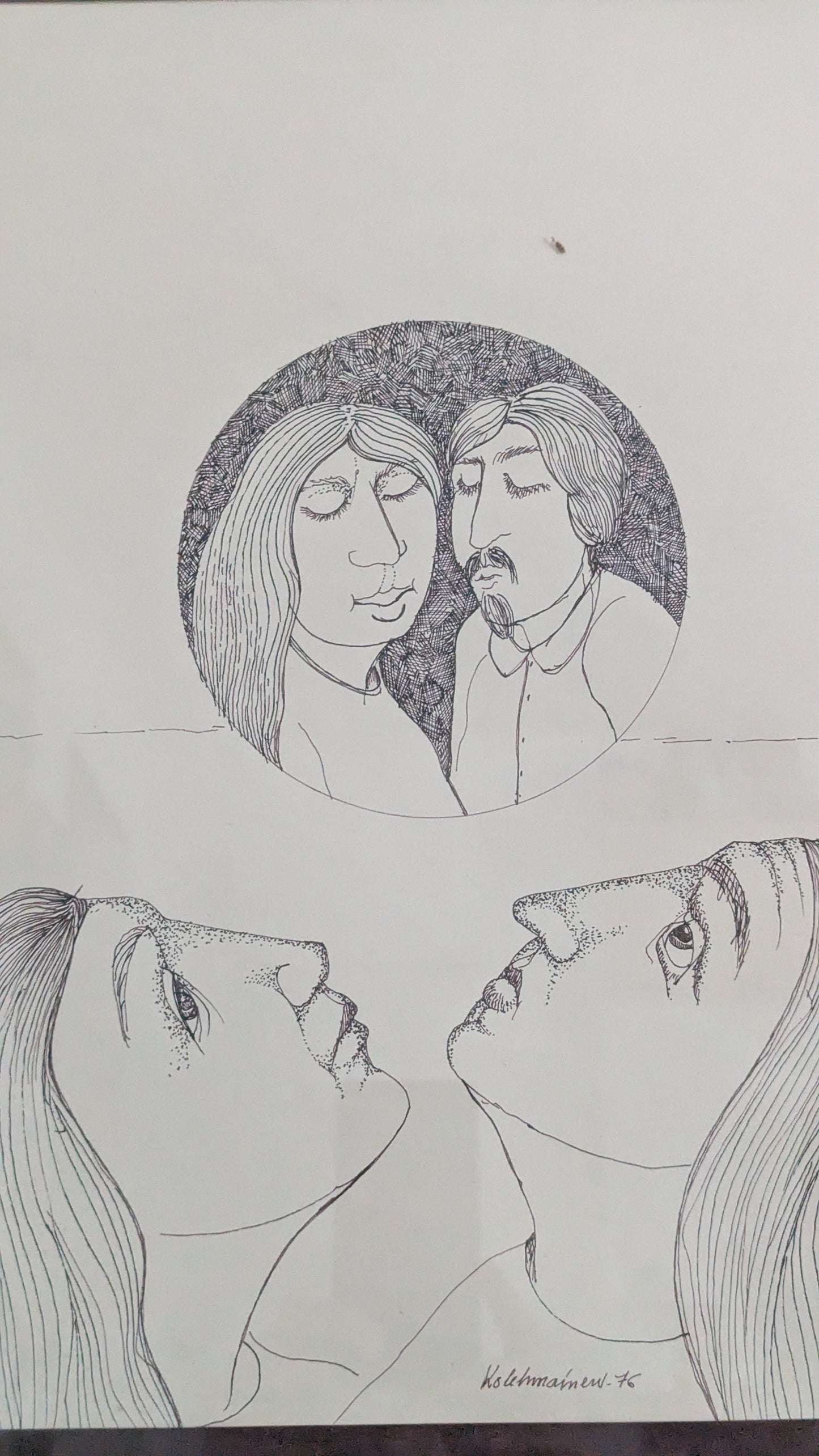 Pertti Kolehmainen - Kadehtivat (Signeerattu Tussityö 1976)