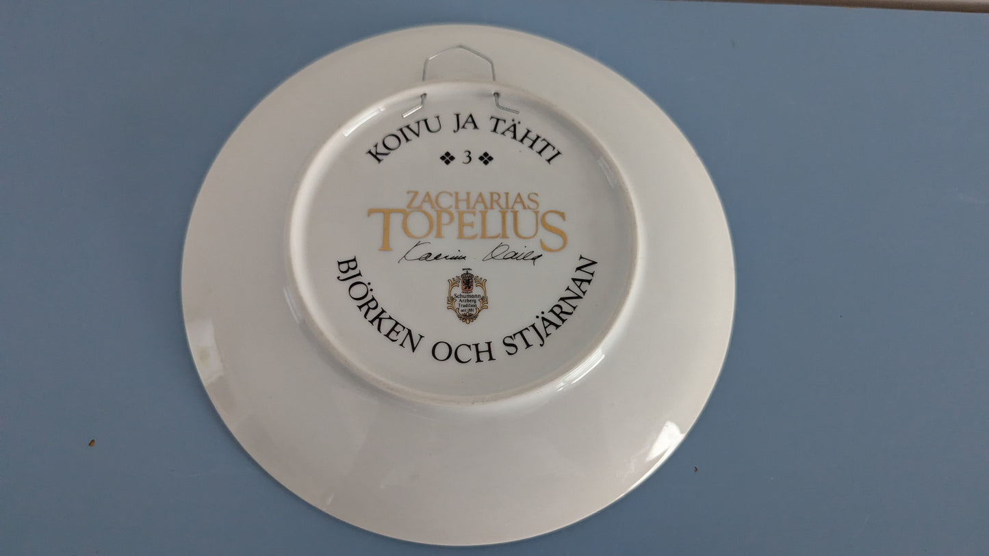 Zacharias Topelius - Koivu ja Tähti Lappalainen Seinälautanen