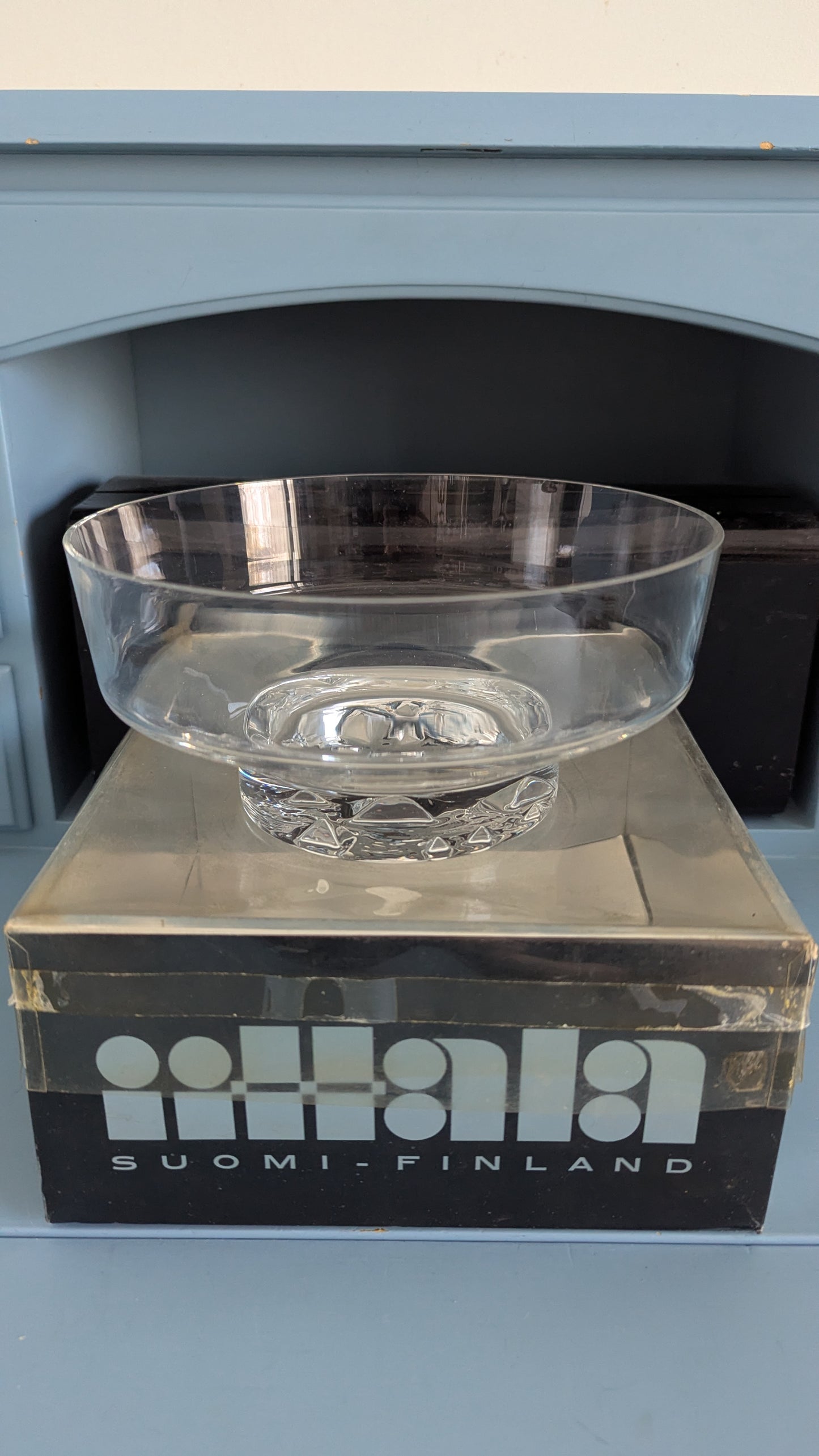 Iittala Jäänsärkijä Kulho / Malja (1968-1974, Alk. Pakkauksessa, Tapio Wirkkala)