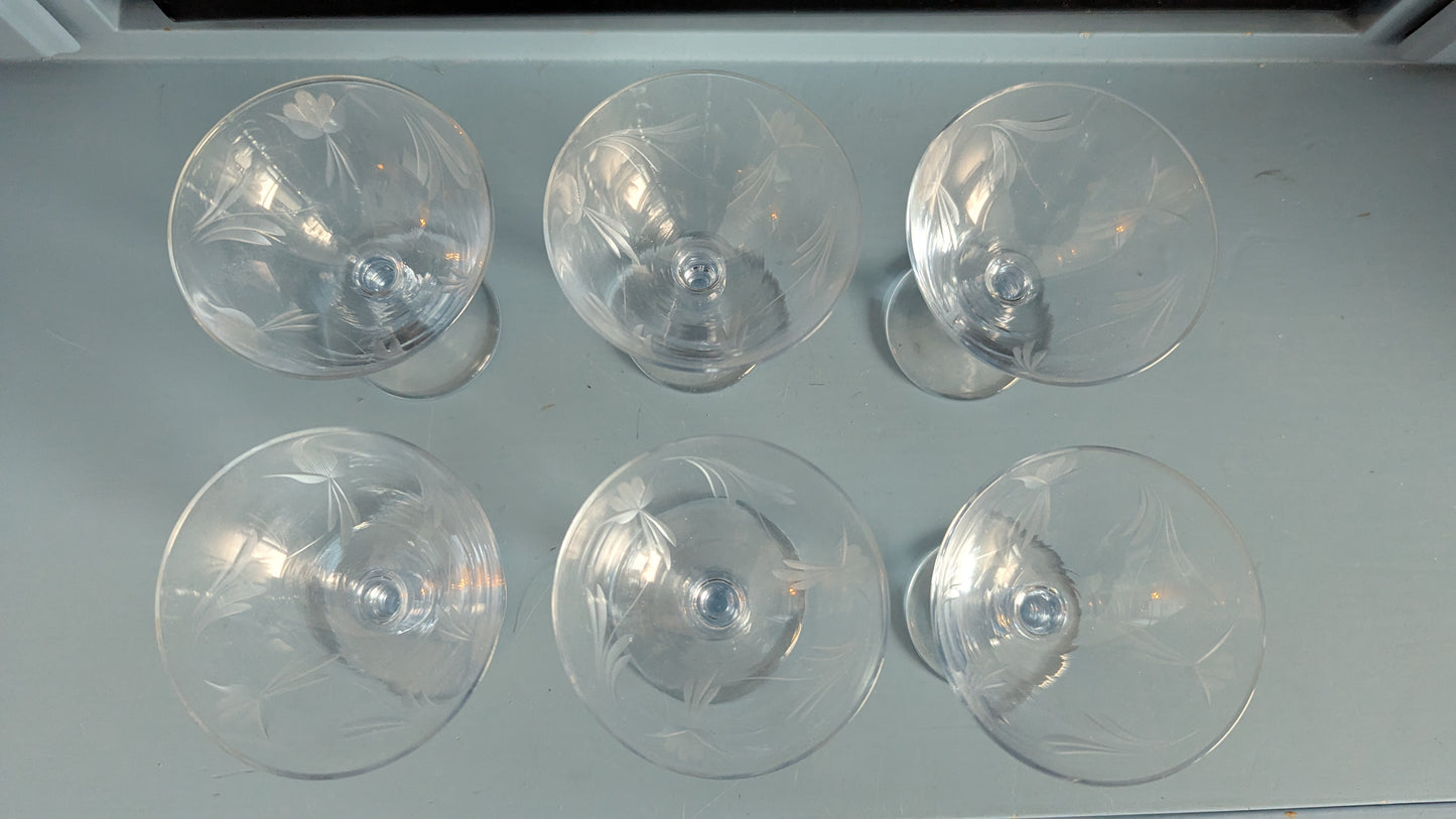 Kumela 517=3003 Liköörilasi (6kpl, 1940-luku-1968, Ilmari Kumela)