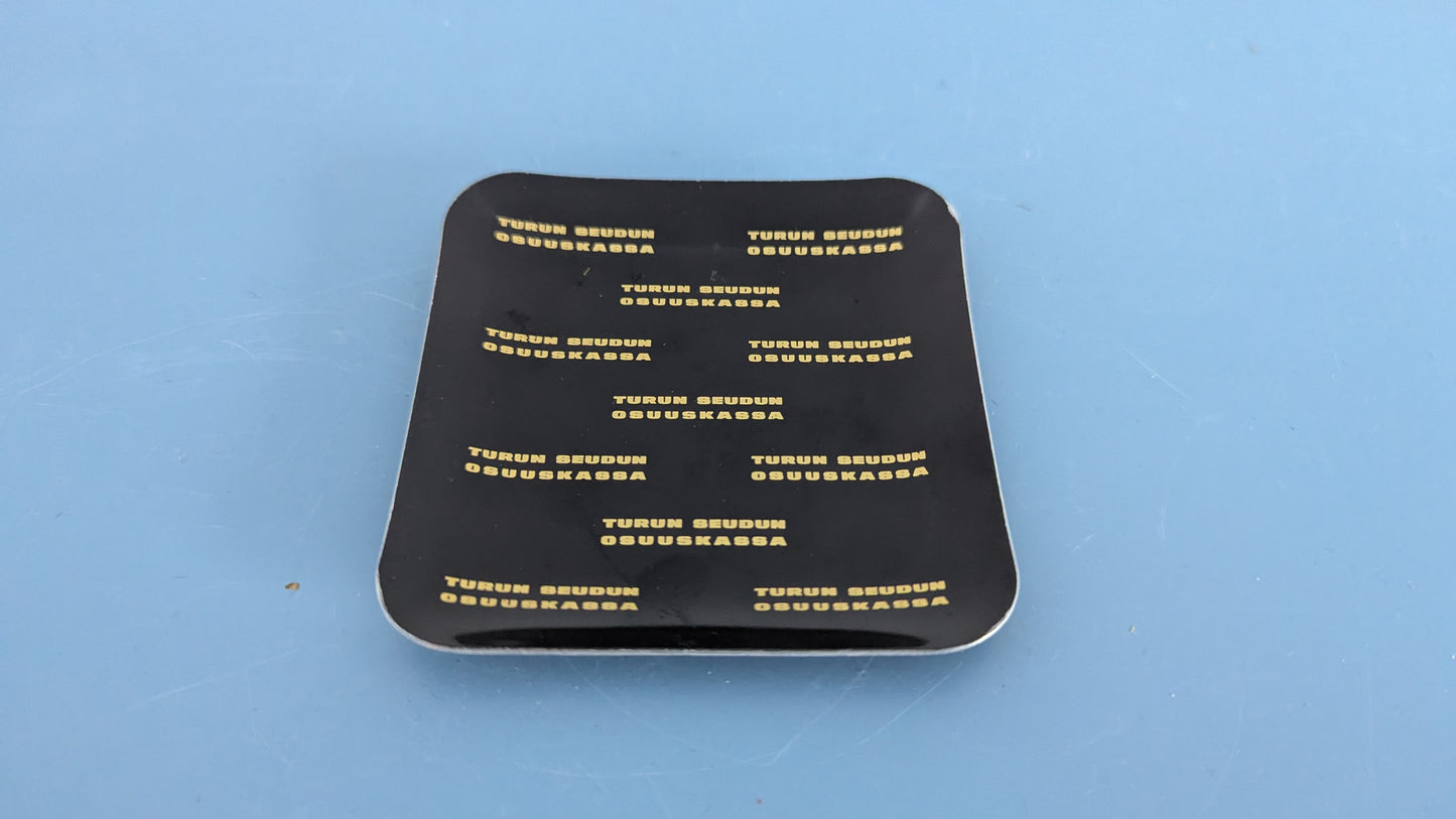 Turun Seudun Osuuskassa Tuhkakuppi (Alumiininen)