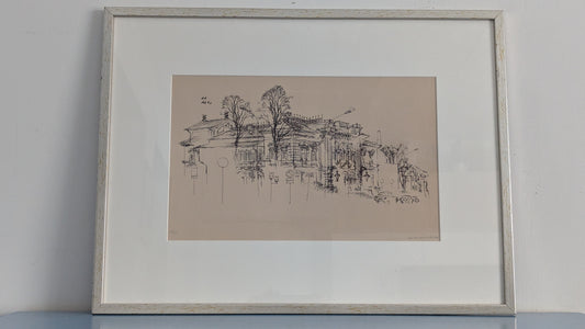 Raimo Huittinen - Porin Teatteri (Signeerattu Grafiikka 1976)