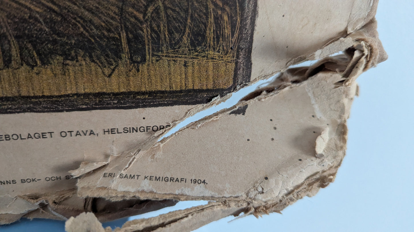 Opetustaulu - Kaarle Knuutinpoika Lähdössä Viipurin Linnasta (1904, Albert Gebhard)