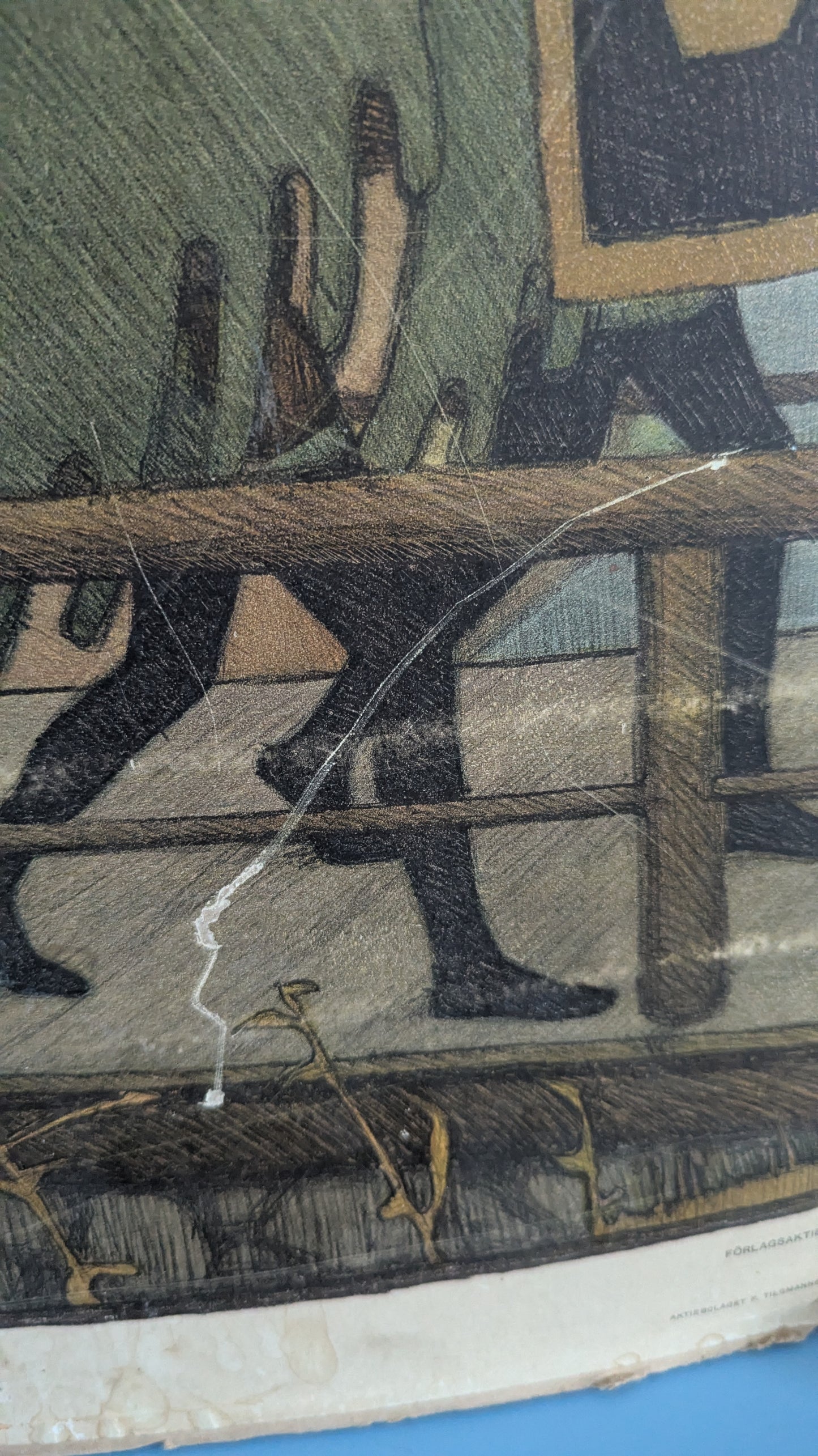 Opetustaulu - Kaarle Knuutinpoika Lähdössä Viipurin Linnasta (1904, Albert Gebhard)