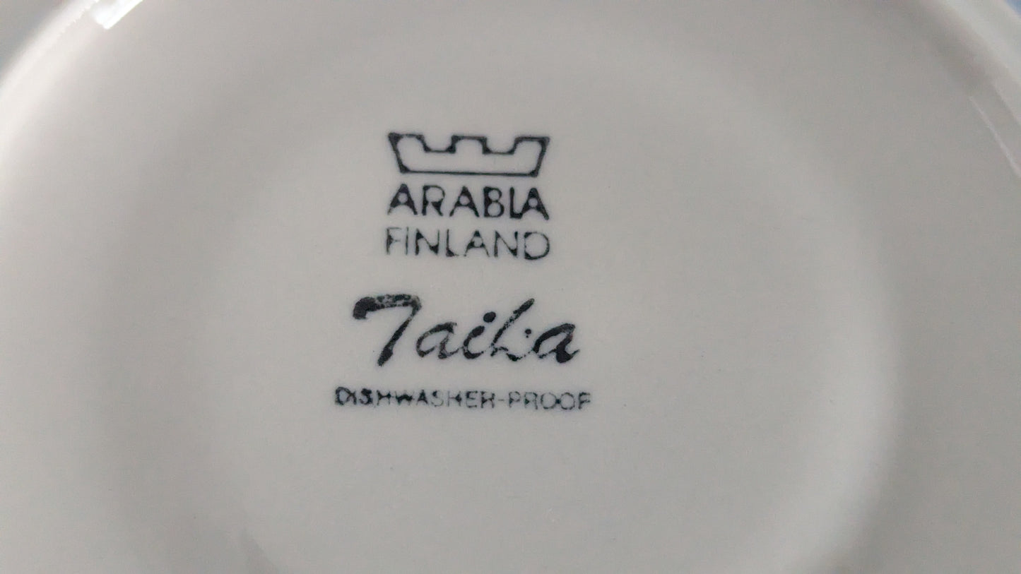 Arabia Taika Kahviastiasto Kuudelle Hengelle (12-osaa, 1975-1979, Inkeri Seppälä)