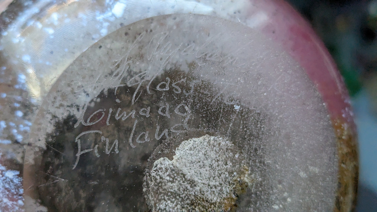 ArtGlass Team - Maljakko (Painava, Signeerattu, Jouko Rajalahti)