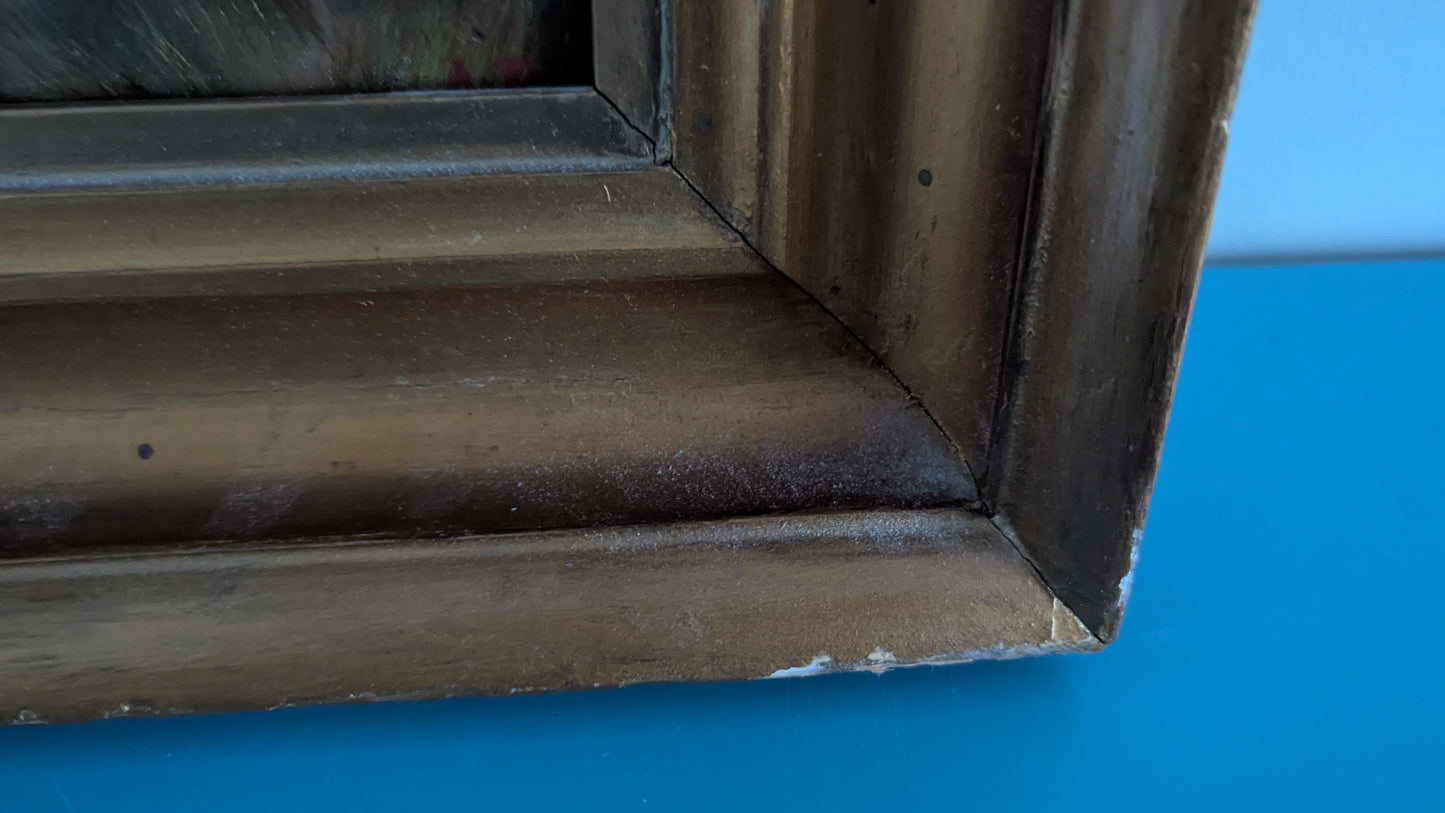 Alfred Edward Borthwick - Catching Seaweed (Signeerattu Öljyvärimaalaus)