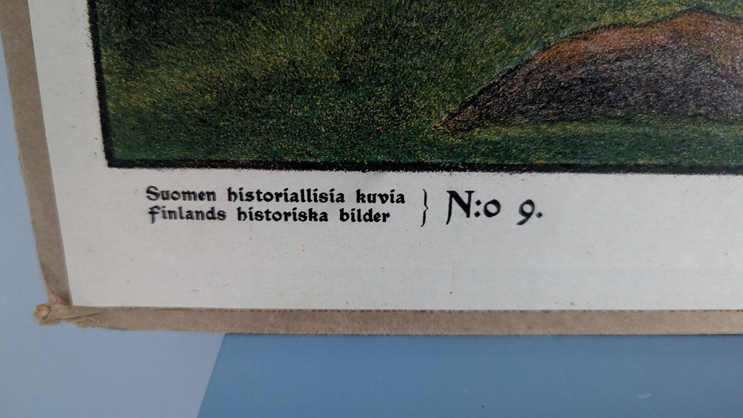 Opetustaulu Koljonvirran Taistelun Muistomerkki Iisalmella (Alexander Paischeff)