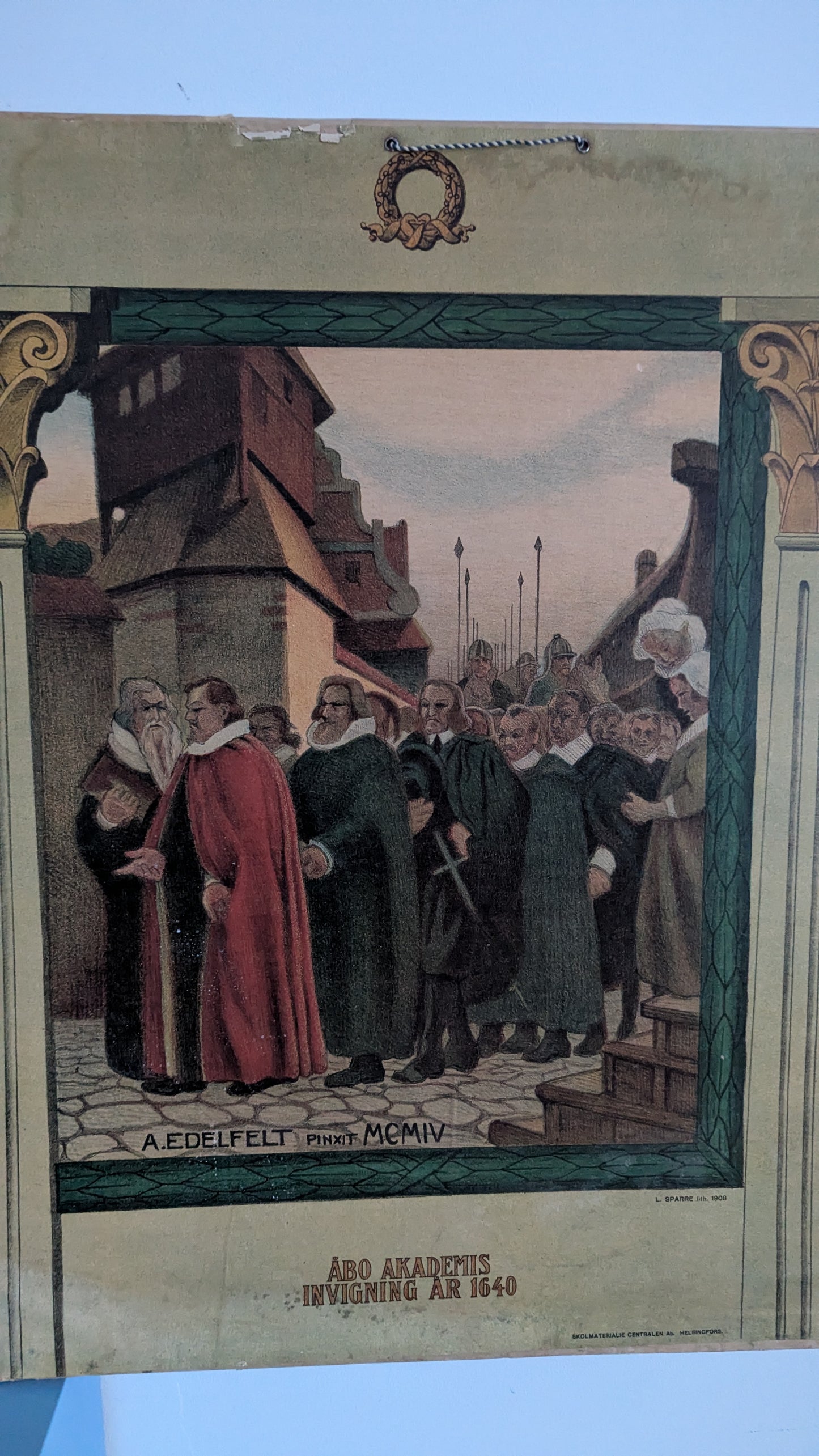 Opetustaulu Turun Yliopiston Vihkijäisjuhla 1640 (Albert Edelfelt / Louis Sparre)