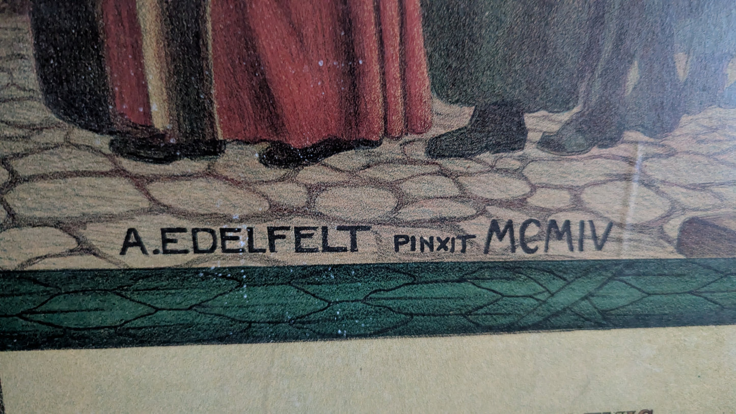 Opetustaulu Turun Yliopiston Vihkijäisjuhla 1640 (Albert Edelfelt / Louis Sparre)