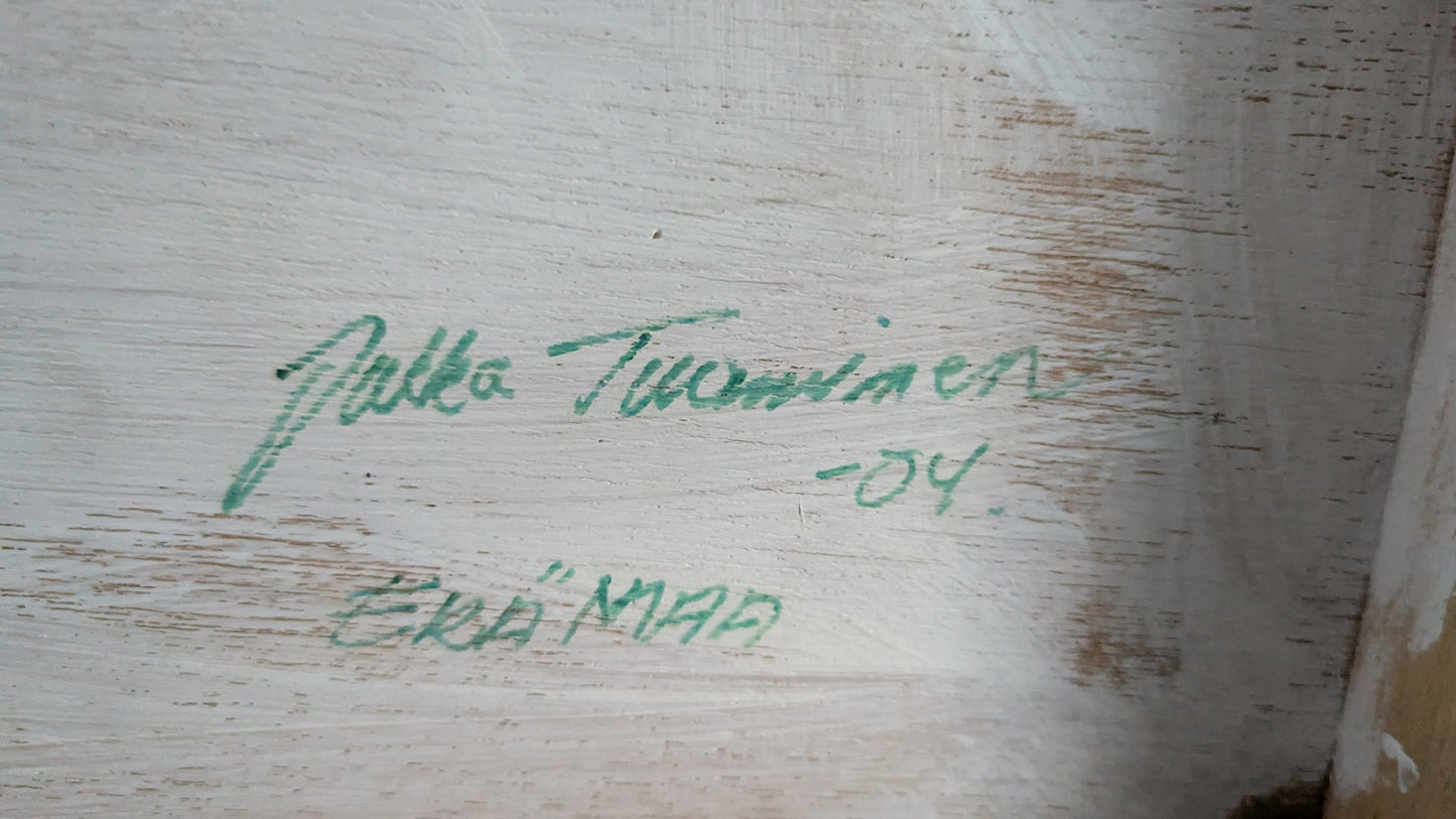 Jukka Tuominen - Erämää (Signeerattu Öljyvärimaalaus 2004)