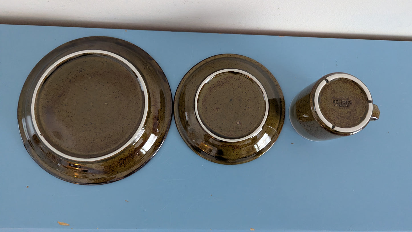 Pentik Kanerva Kahviastiasto 12-Hengelle (36-osainen, 1975, Peter Winquist)