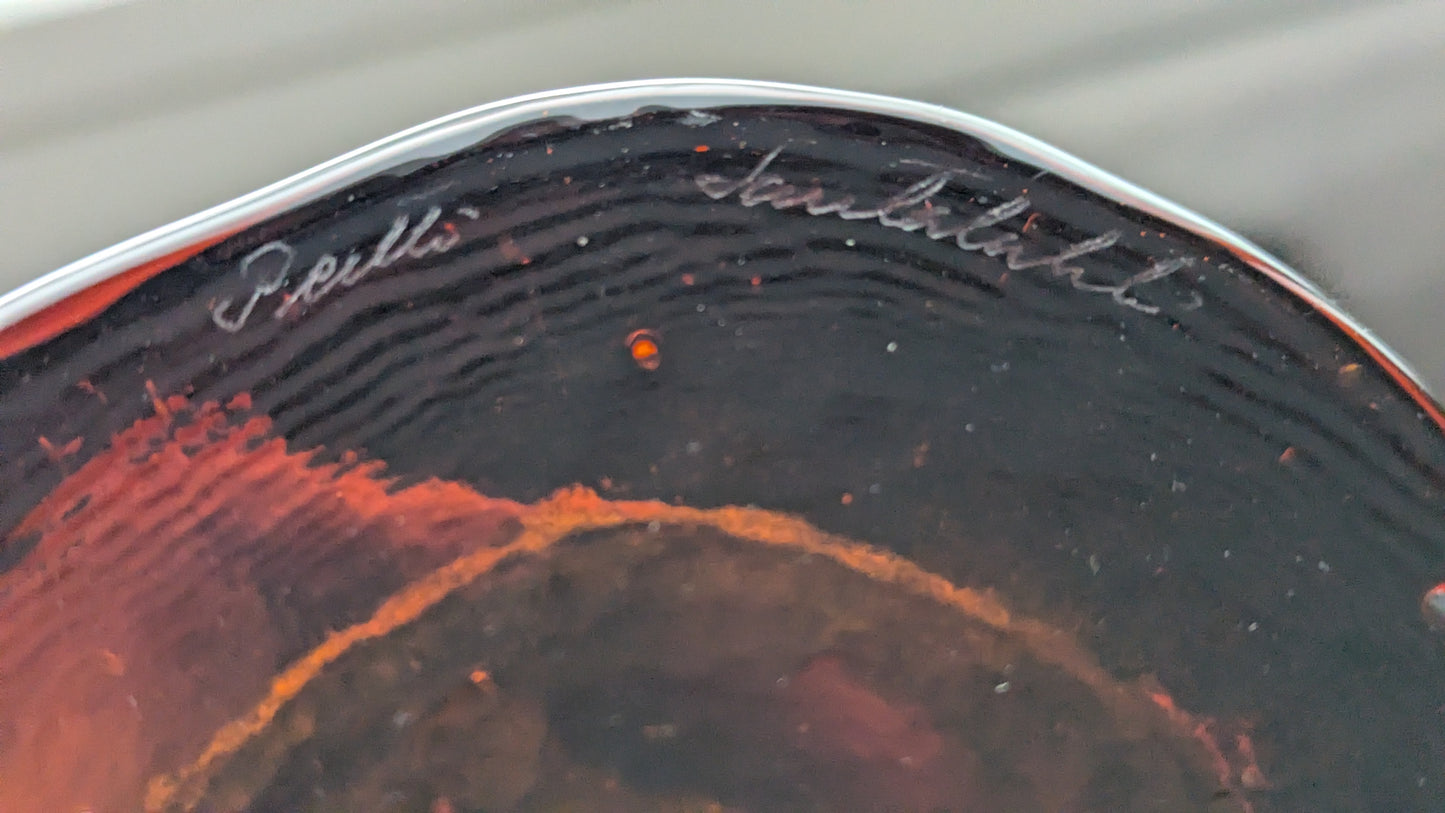 Humppila Kivi-Set Kynttilänjalka (1974-1982, Signeerattu, Pertti Santalahti)