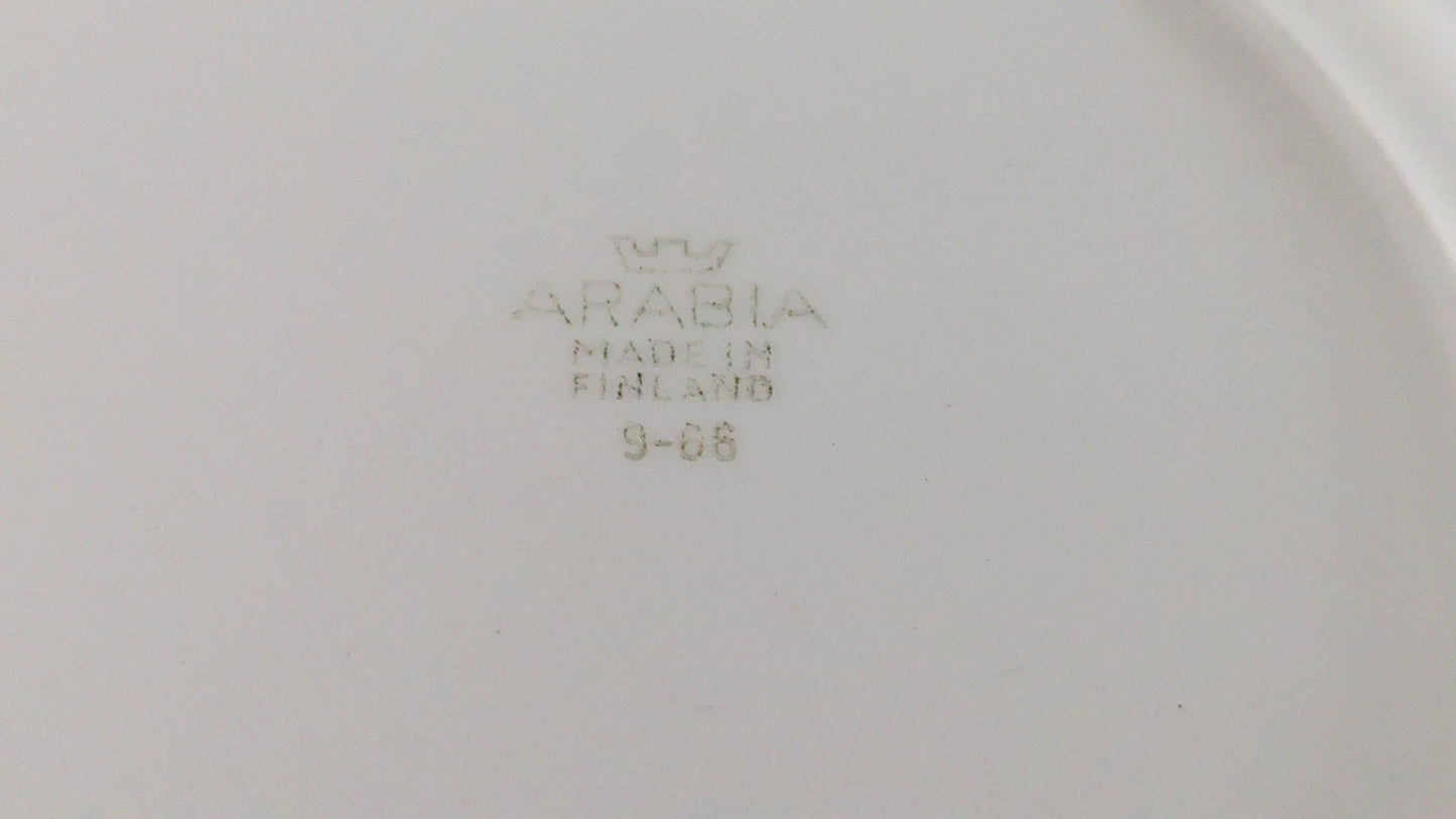 Arabia Soma Leipälautanen / Leivoslautanen (4kpl, 1964-1971, Raija Uosikkinen)
