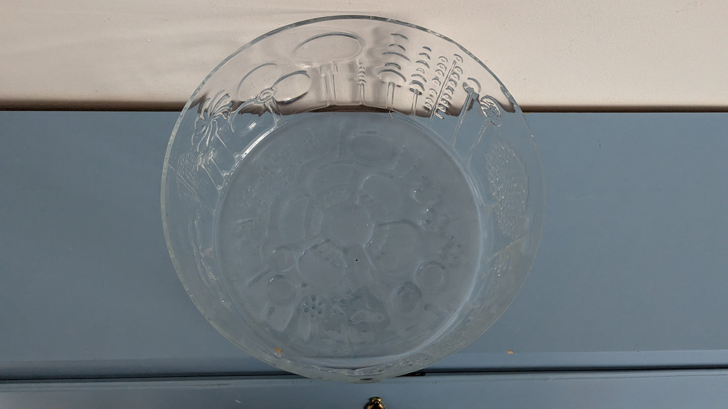 Nuutajärvi / Iittala - Flora Malja / Tarjoilukulho (ISO, 1966-1991, Oiva Toikka)