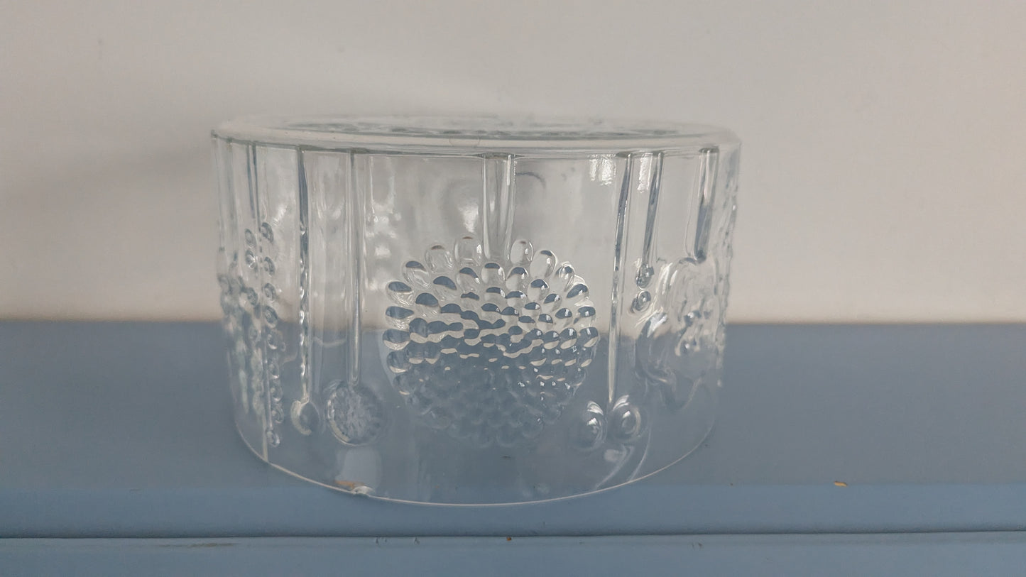 Nuutajärvi / Iittala - Flora Malja / Tarjoilukulho (ISO, 1966-1991, Oiva Toikka)