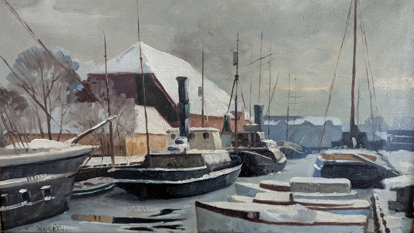 Niels Walseth - Signeerattu Öljyvärimaalaus