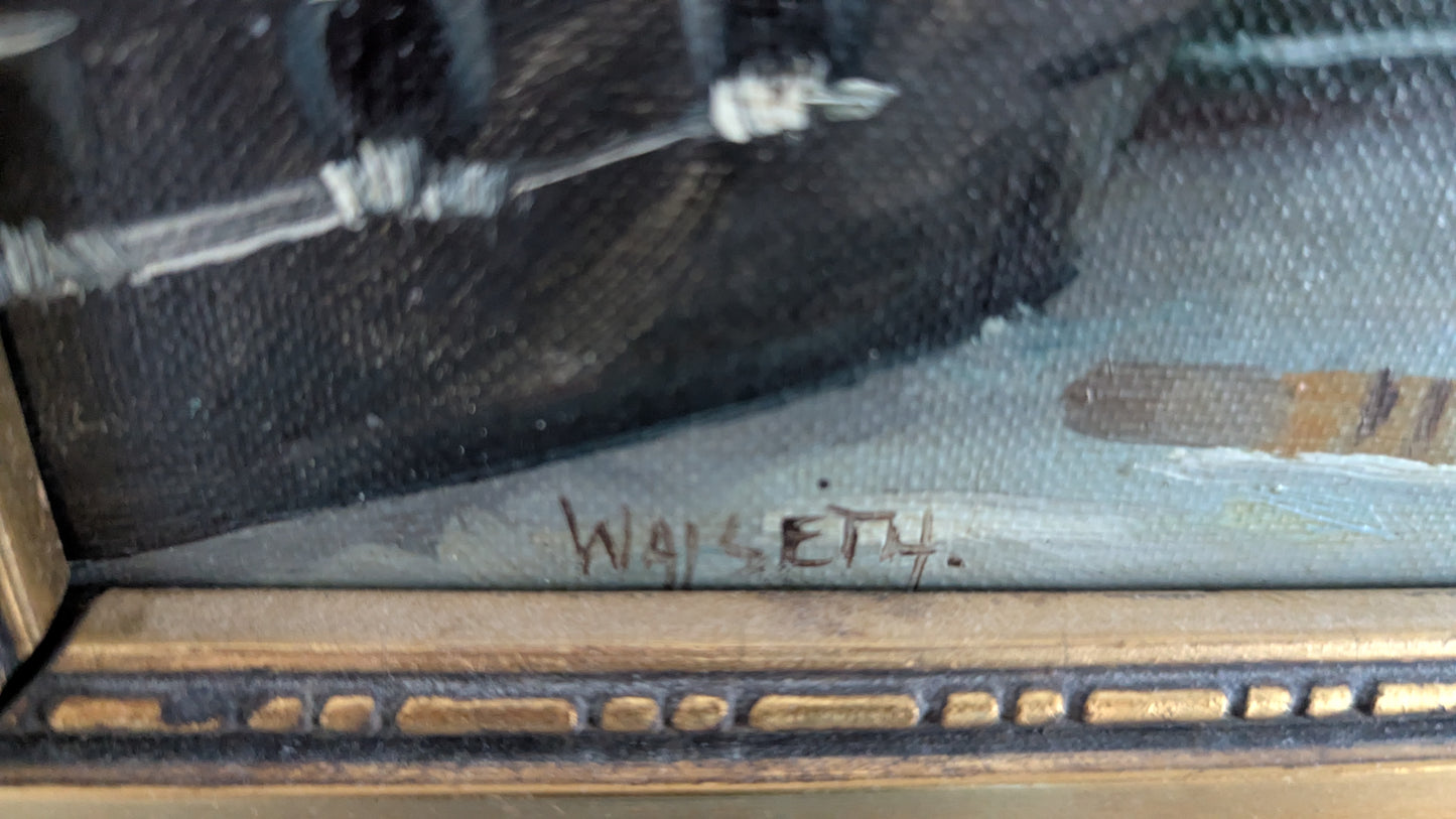 Niels Walseth - Signeerattu Öljyvärimaalaus