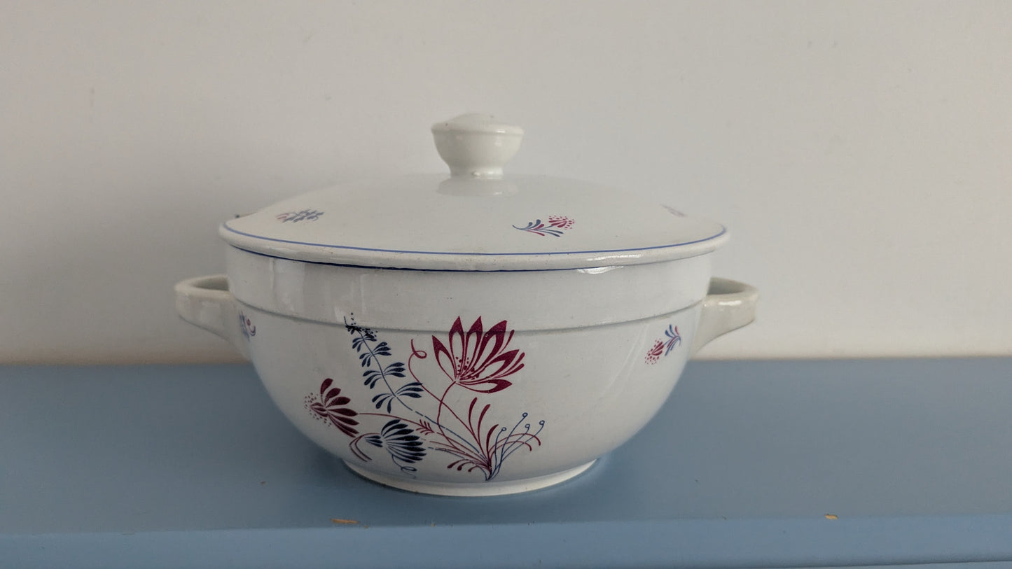 Arabia RS-Mallin Kukkakuviolla Koristeltu Terriini / Kulho (Olga Osol)