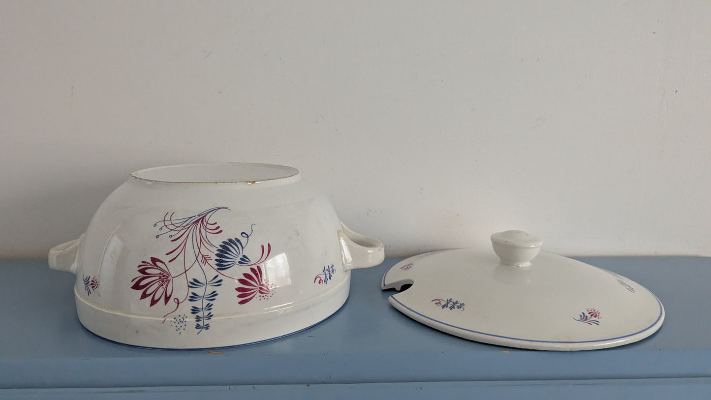 Arabia RS-Mallin Kukkakuviolla Koristeltu Terriini / Kulho (Olga Osol)