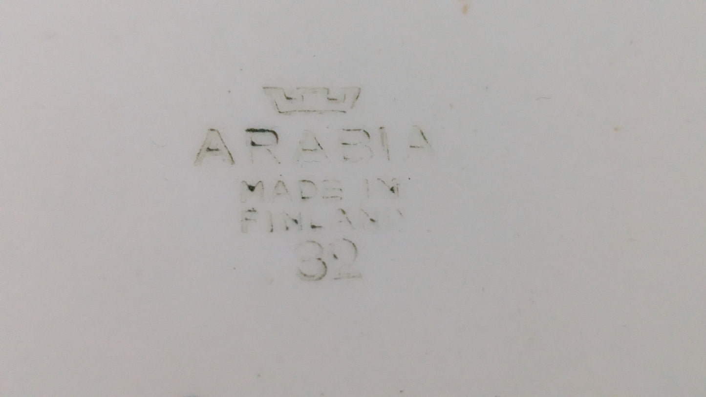 Arabia RS-Mallin Kukkakuviolla Koristeltu Terriini / Kulho (Olga Osol)