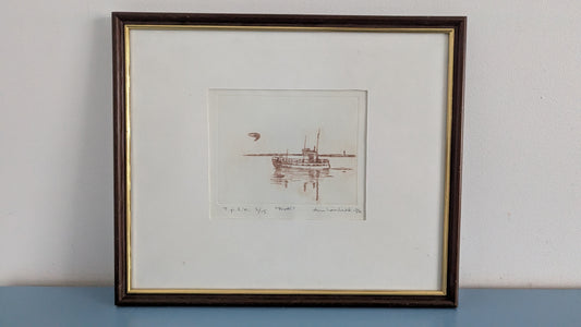 Anne Lauslahti - Piraatti (Signeerattu Grafiikka 1986)