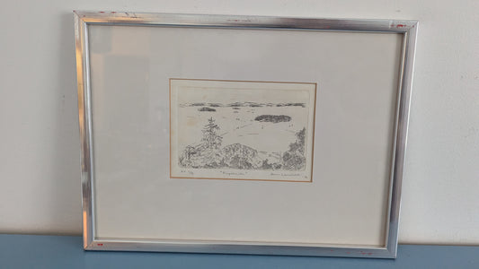 Anne Lauslahti - Pispalasta (Signeerattu Grafiikka 1984)