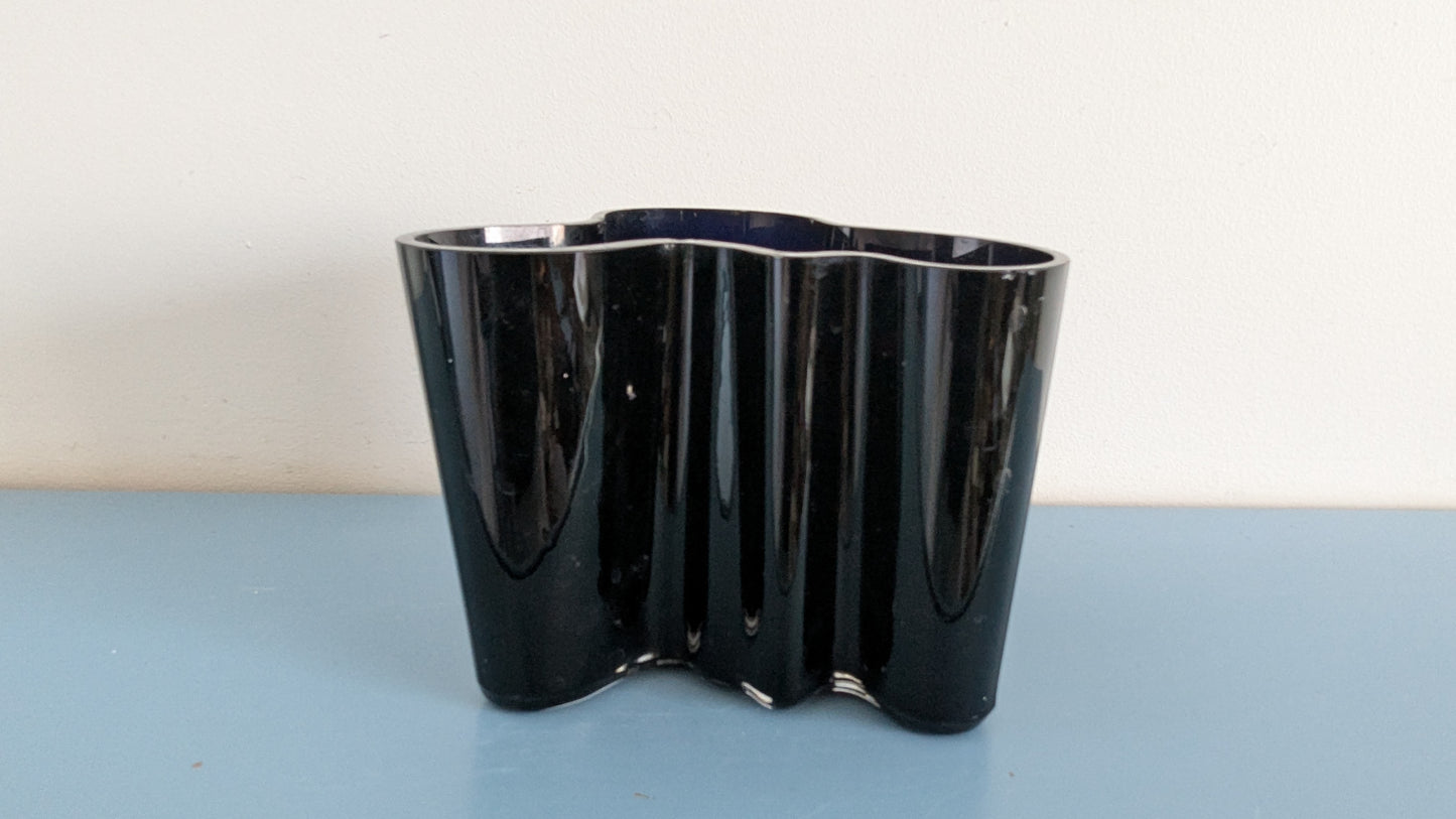 Iittala Aalto Maljakko / Malja (Signeerattu, Alvar Aalto)