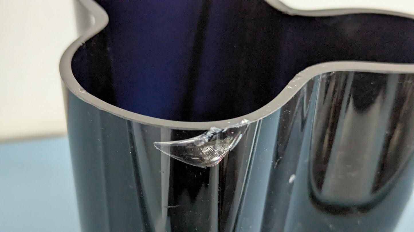 Iittala Aalto Maljakko / Malja (Signeerattu, Alvar Aalto)