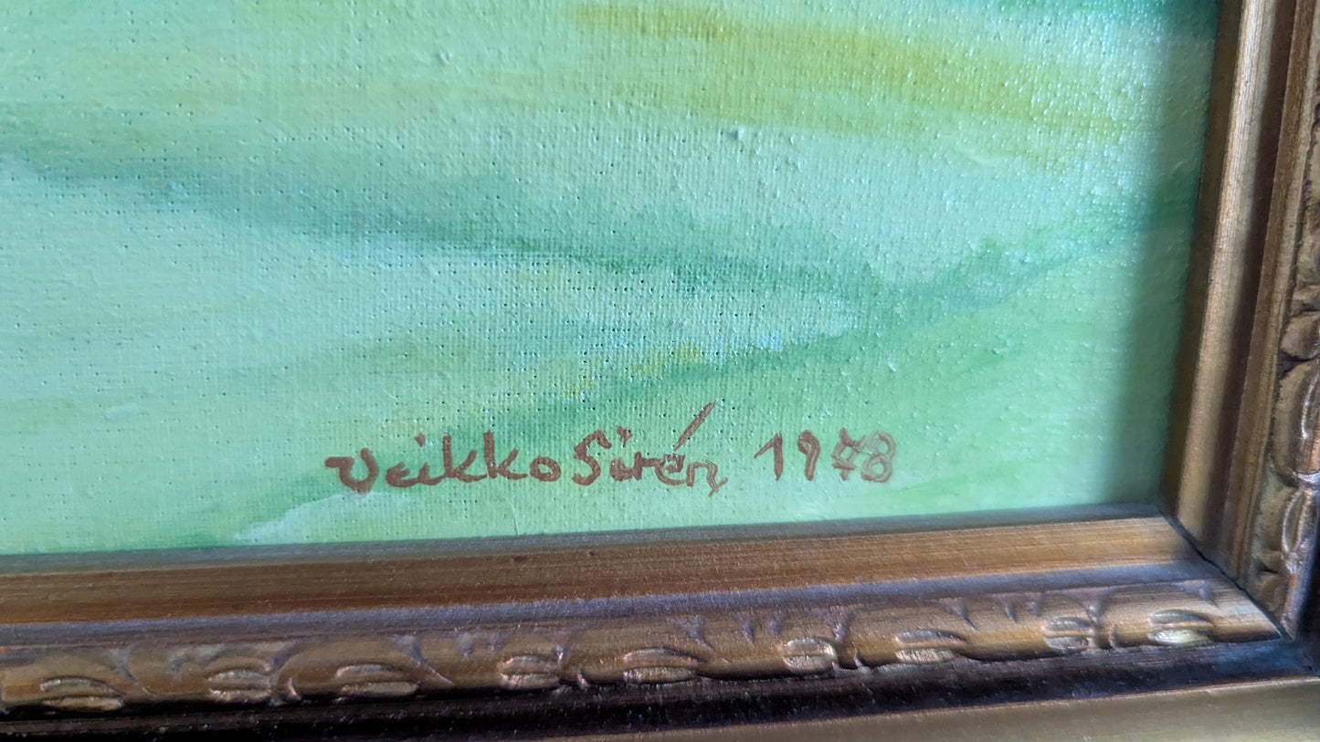 Veikko Siren - Signeerattu Öljyvärimaalaus (1978)